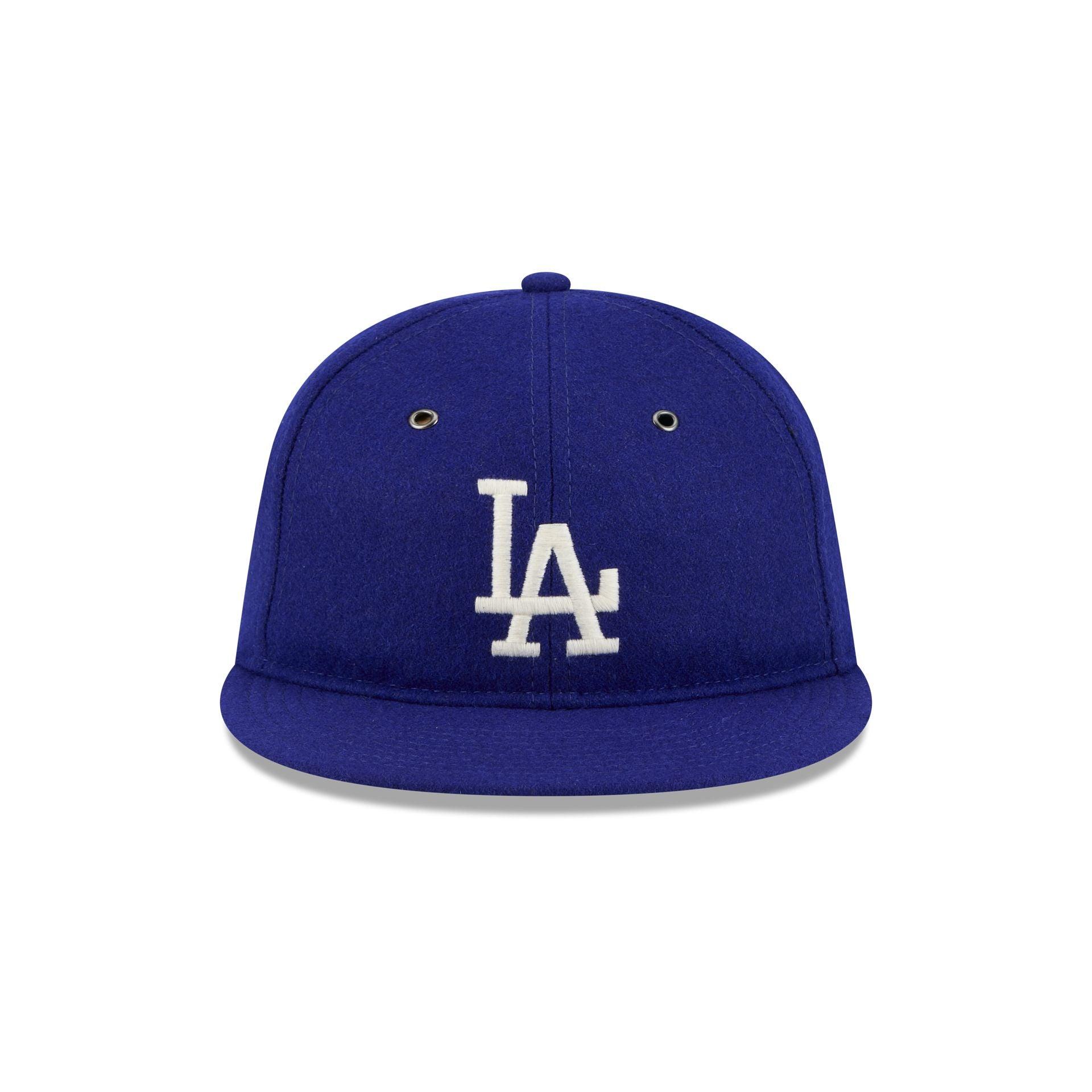Los Angeles Dodgers Wool Retro Crown Blue 59FIFTY Fitted Hat Male Product Image
