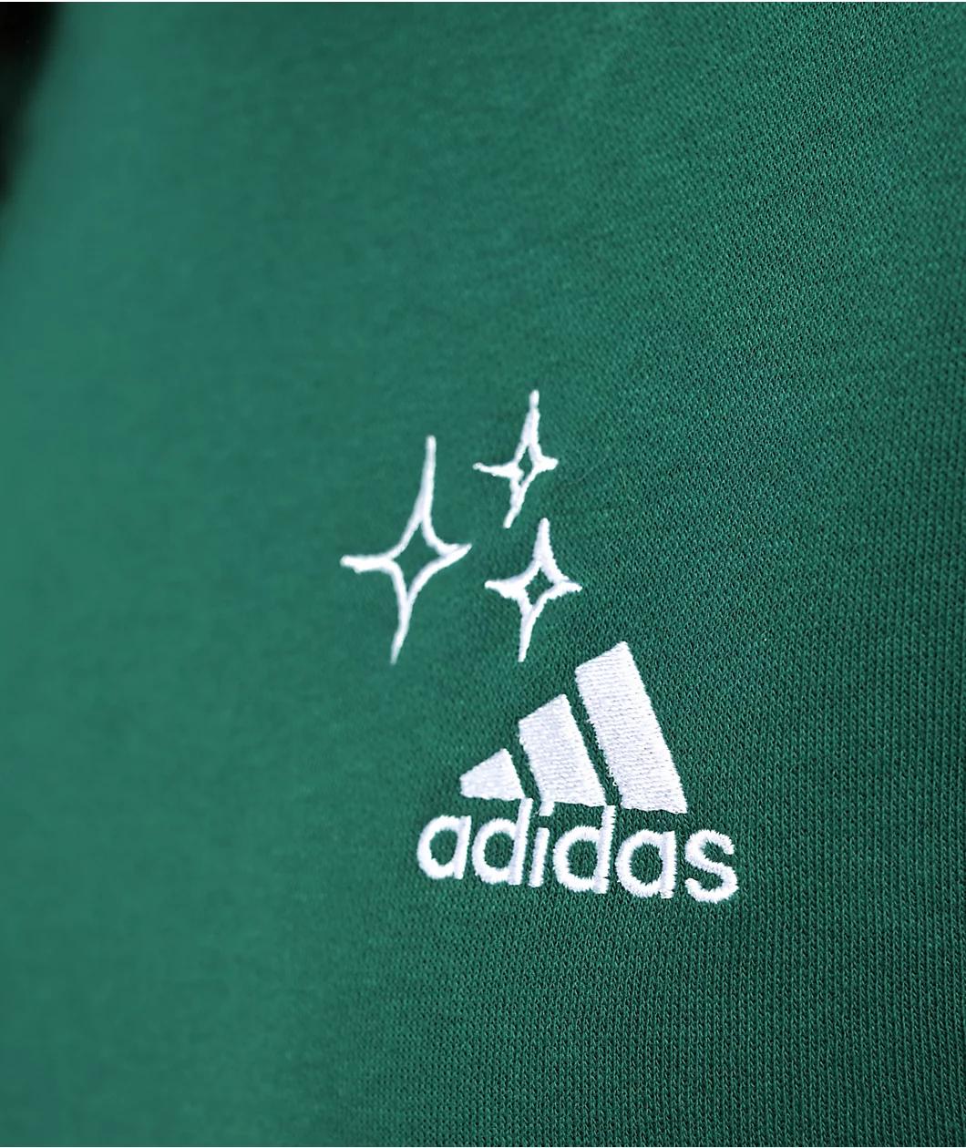 adidas Bluv Q3 Green Hoodie Product Image