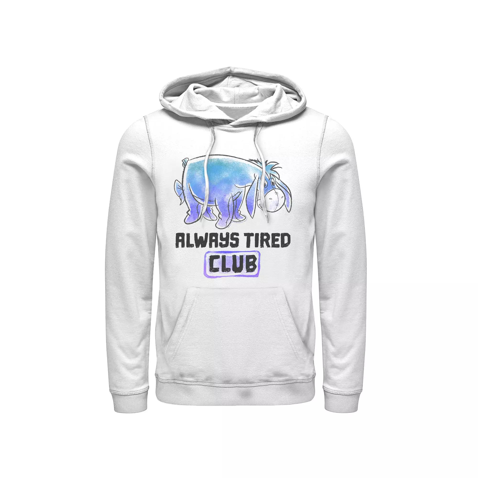 Disney's Winnie The Pooh Eeyore Men's Always Tired Club Hoodie,  Product Image