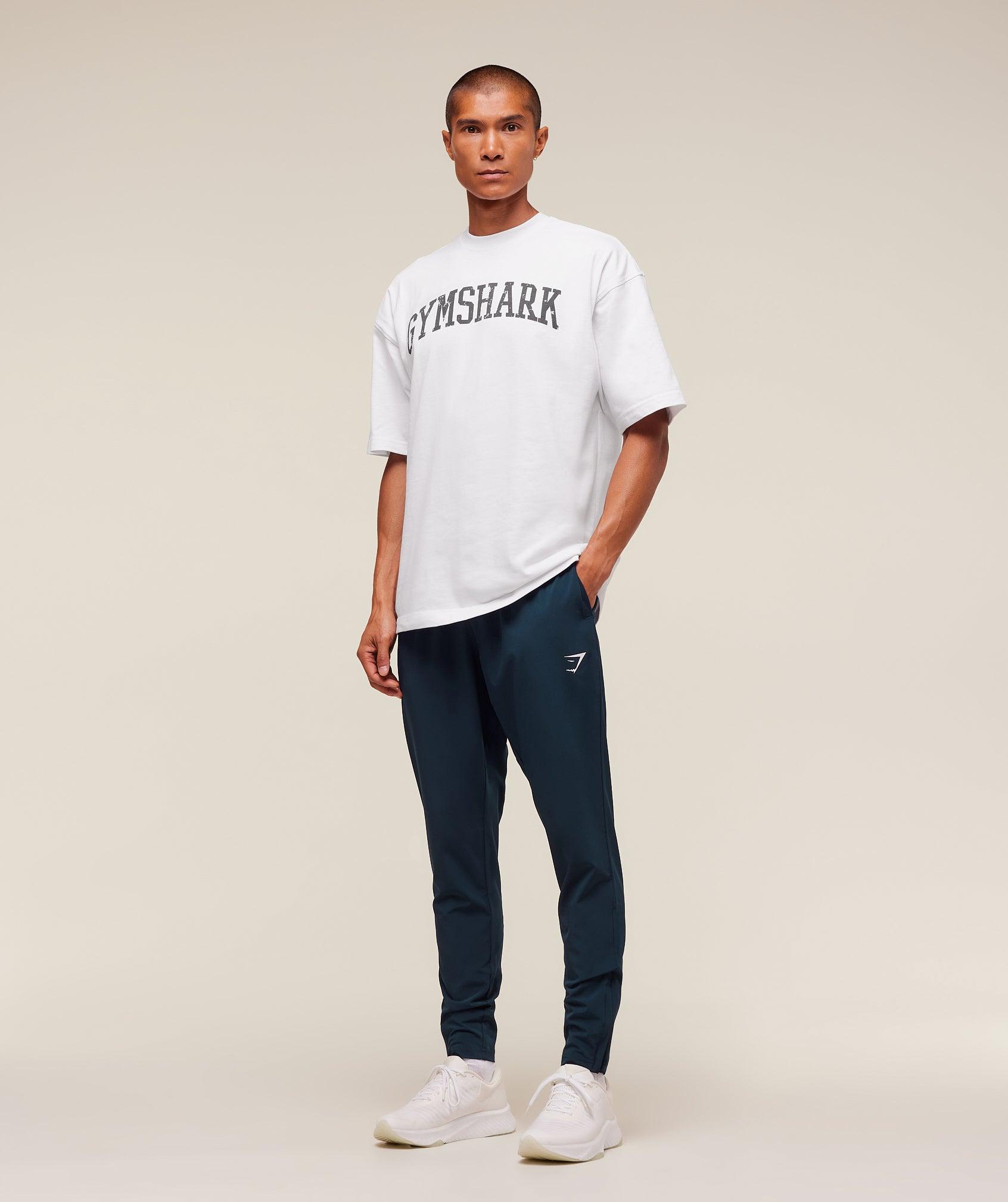 Gymshark Arrival Woven Tall Joggers - Navy Male Product Image