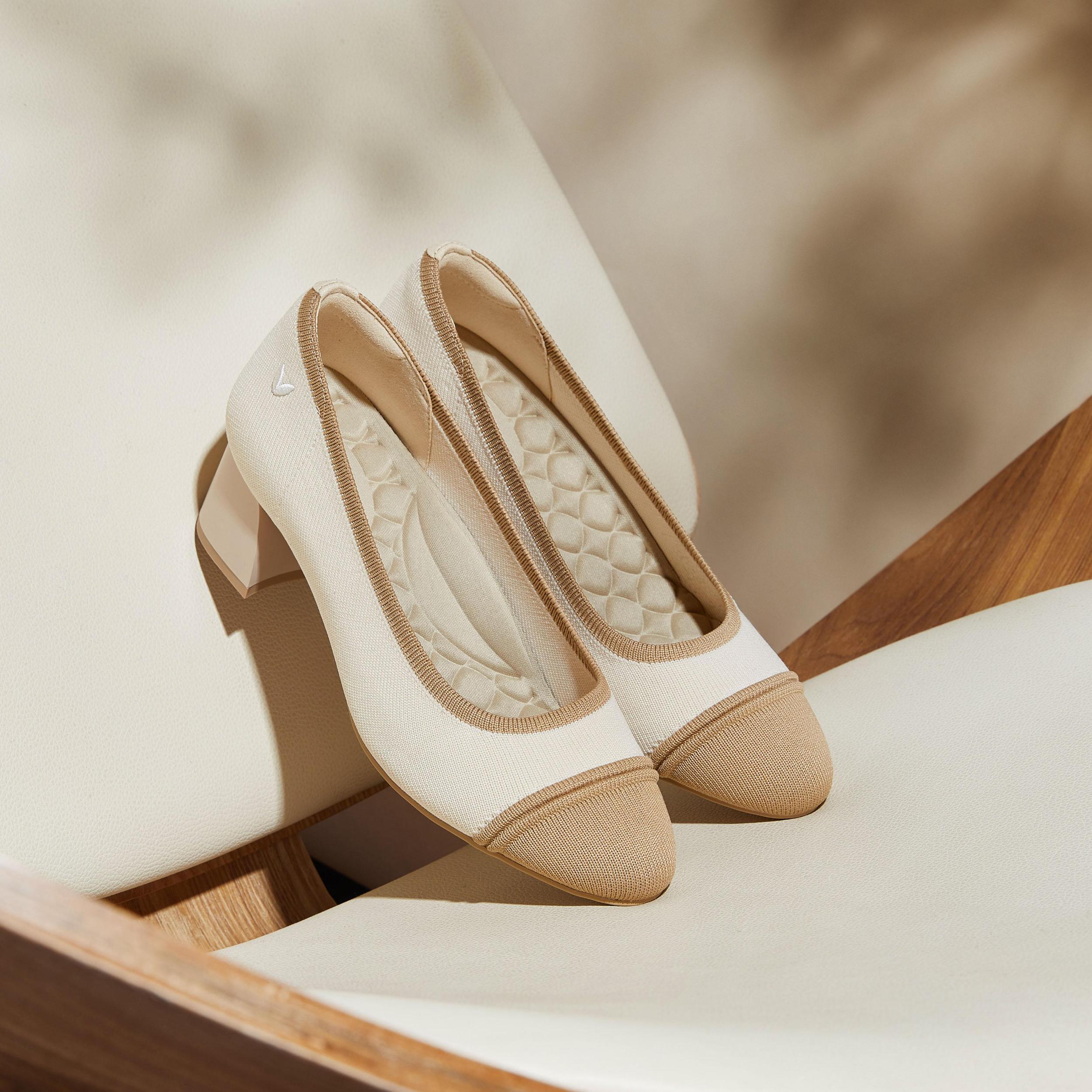 Almond-Toe  Chunky Heels (Julie Pro) Product Image