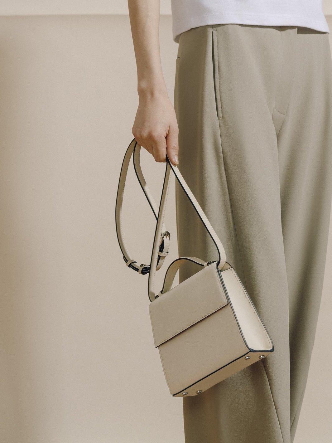 The Small Top Handle in Nappa Product Image