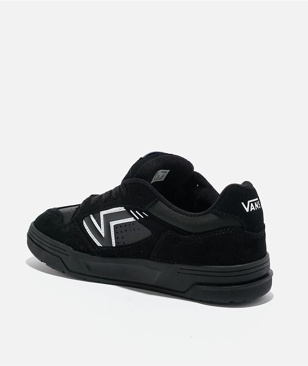 Vans Upland Black & White Skate Shoes Product Image
