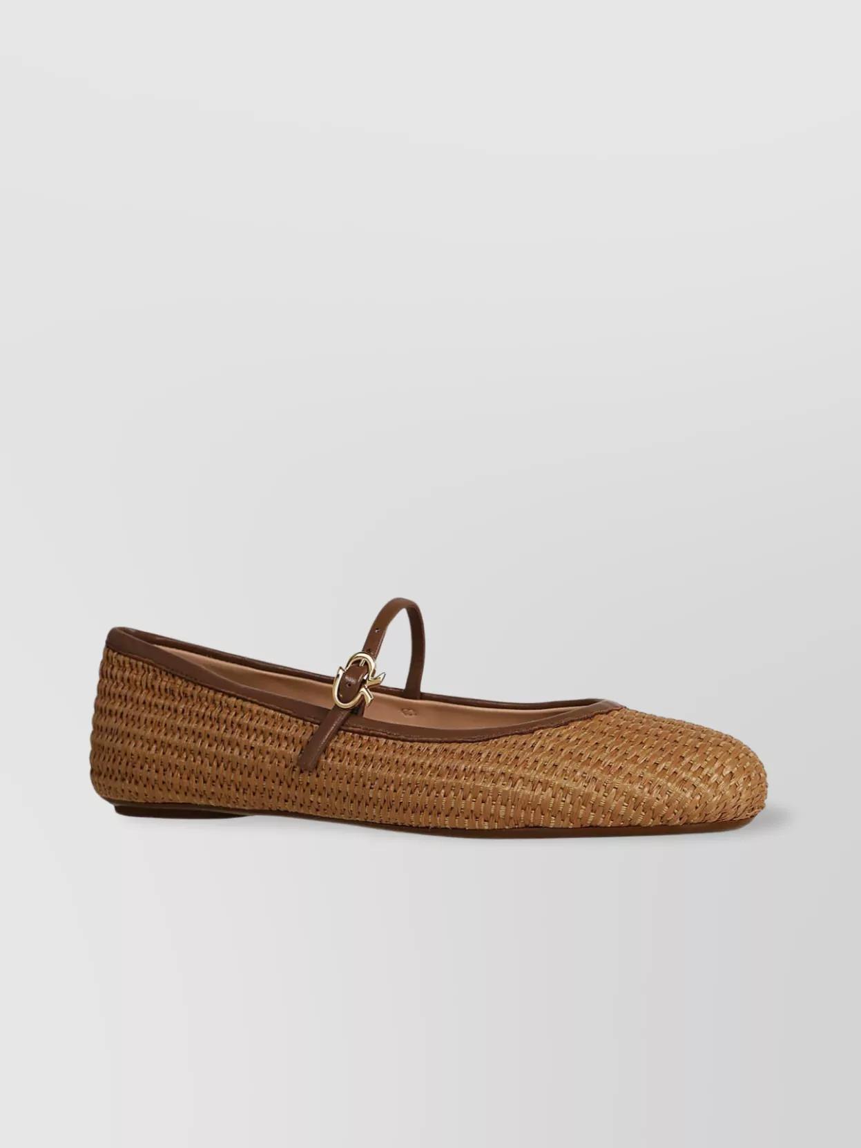 Carla raffia ballet pumps Product Image