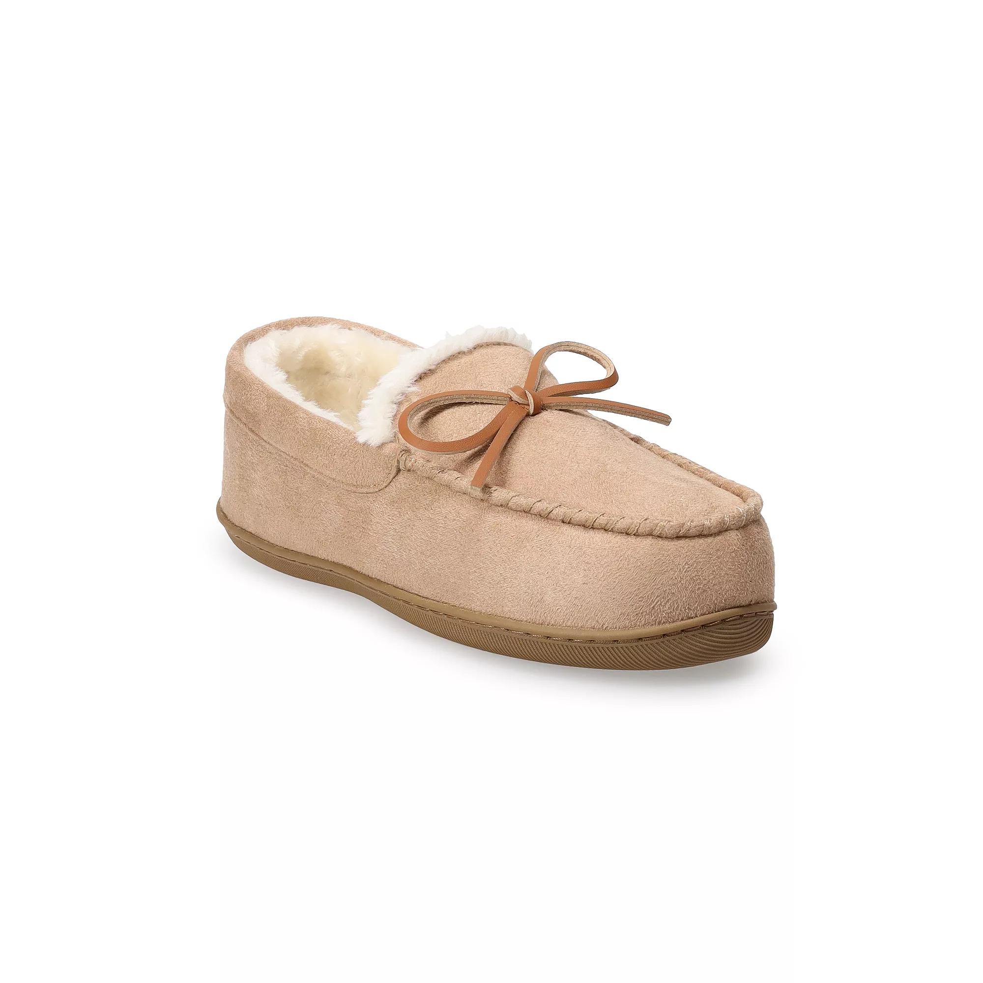 Sonoma Goods For Life® Franz Women's Moccasin Slippers, Size: XS Product Image