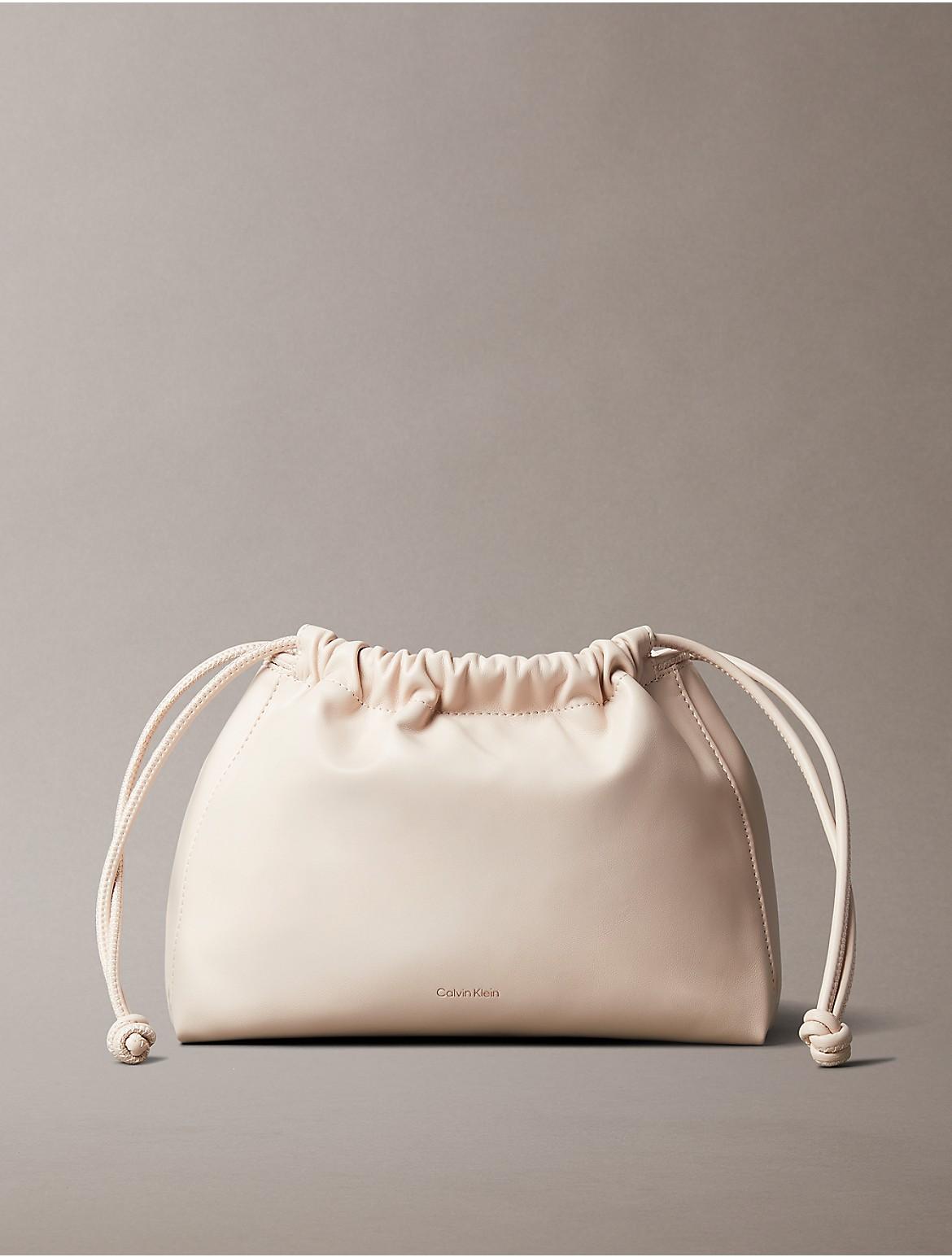 Calvin Klein Womens Drawstring Crossbody Bag - Neutral Product Image