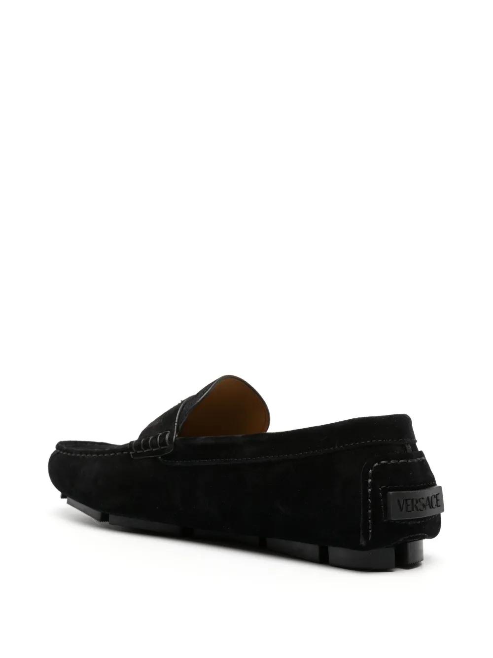 Medusa Head suede loafers Product Image