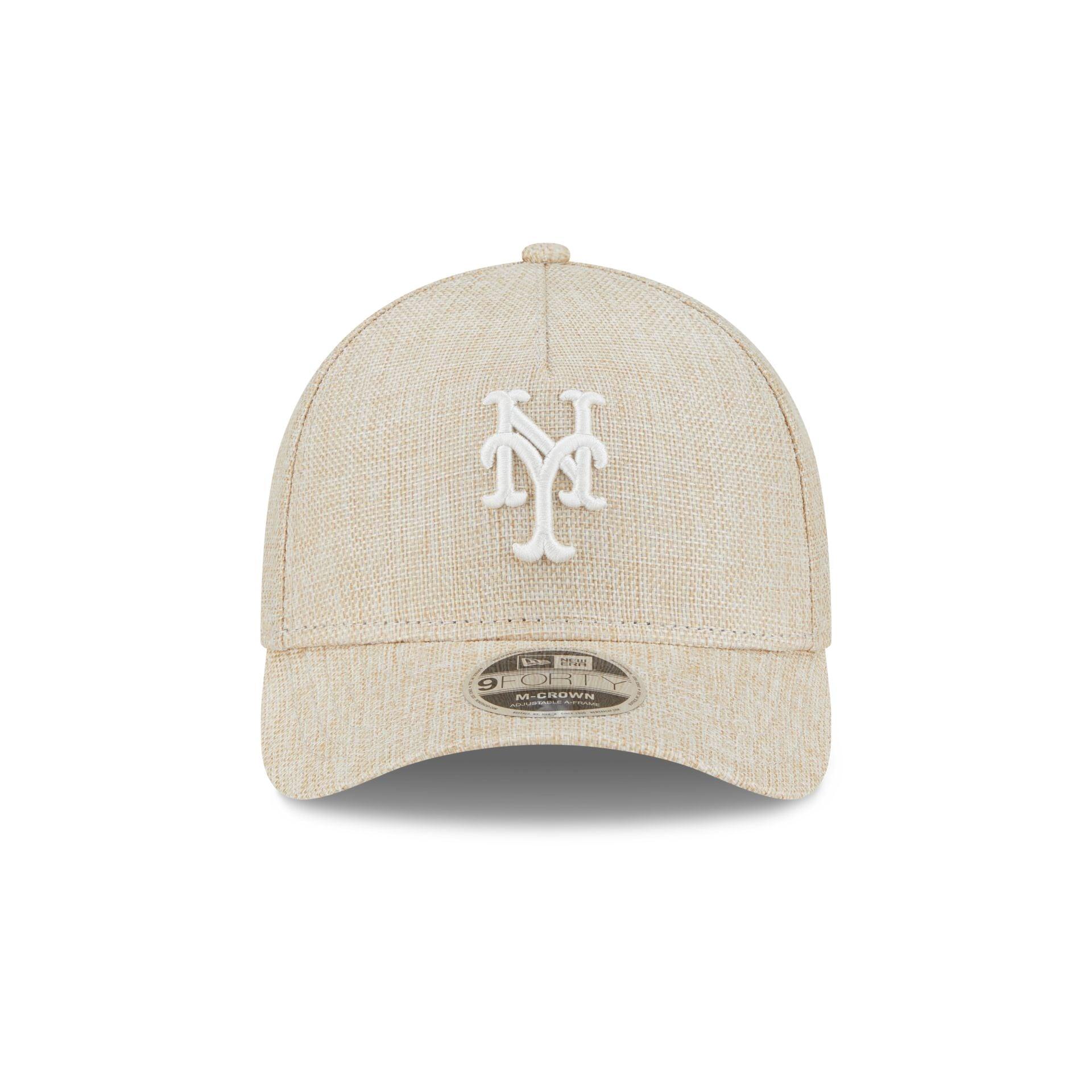 New York Mets Cotton Weave Stone 9FORTY M-Crown A-Frame Snapback Hat Male Product Image