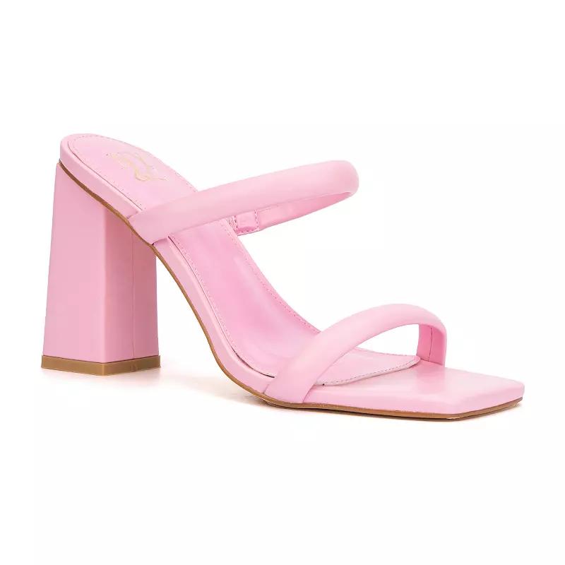 New York & Company Galina Women's Block Heel Dress Sandals,  Product Image