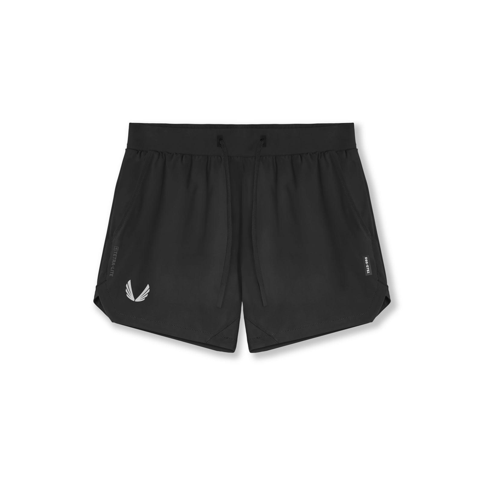 0751. Tetra-Lite® 5" Linerless Short - Black "Wings" Male Product Image