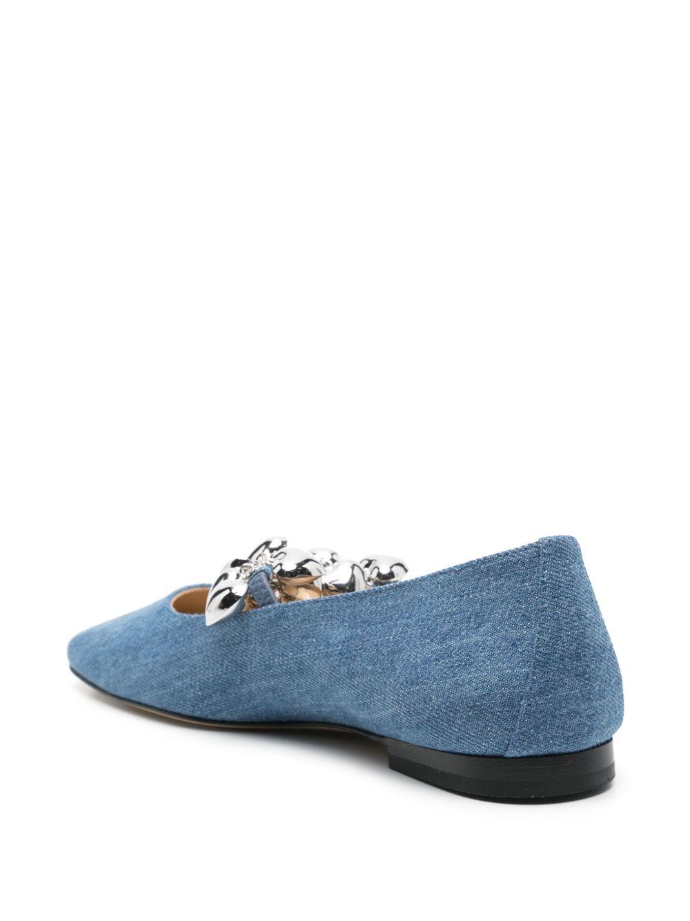 heart-charm ballet flats  Product Image