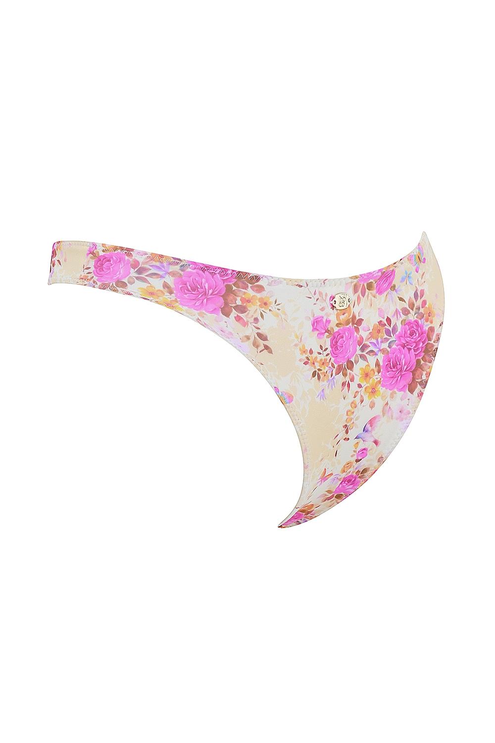 Capri  floral print high leg bikini bottom Product Image