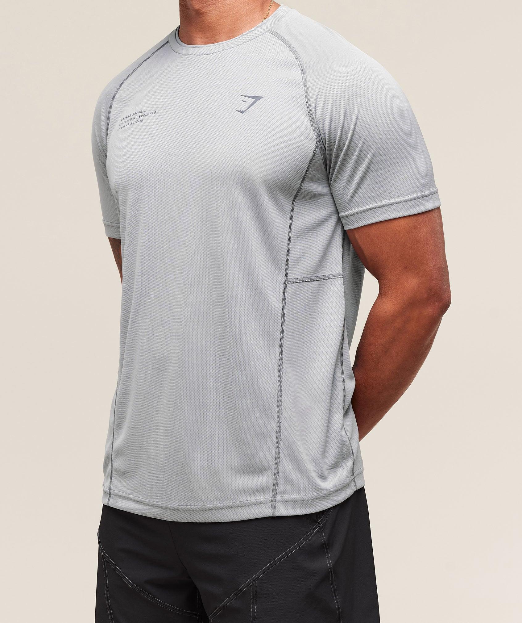 Gymshark Tactical T-Shirt - Smokey Grey Male Product Image