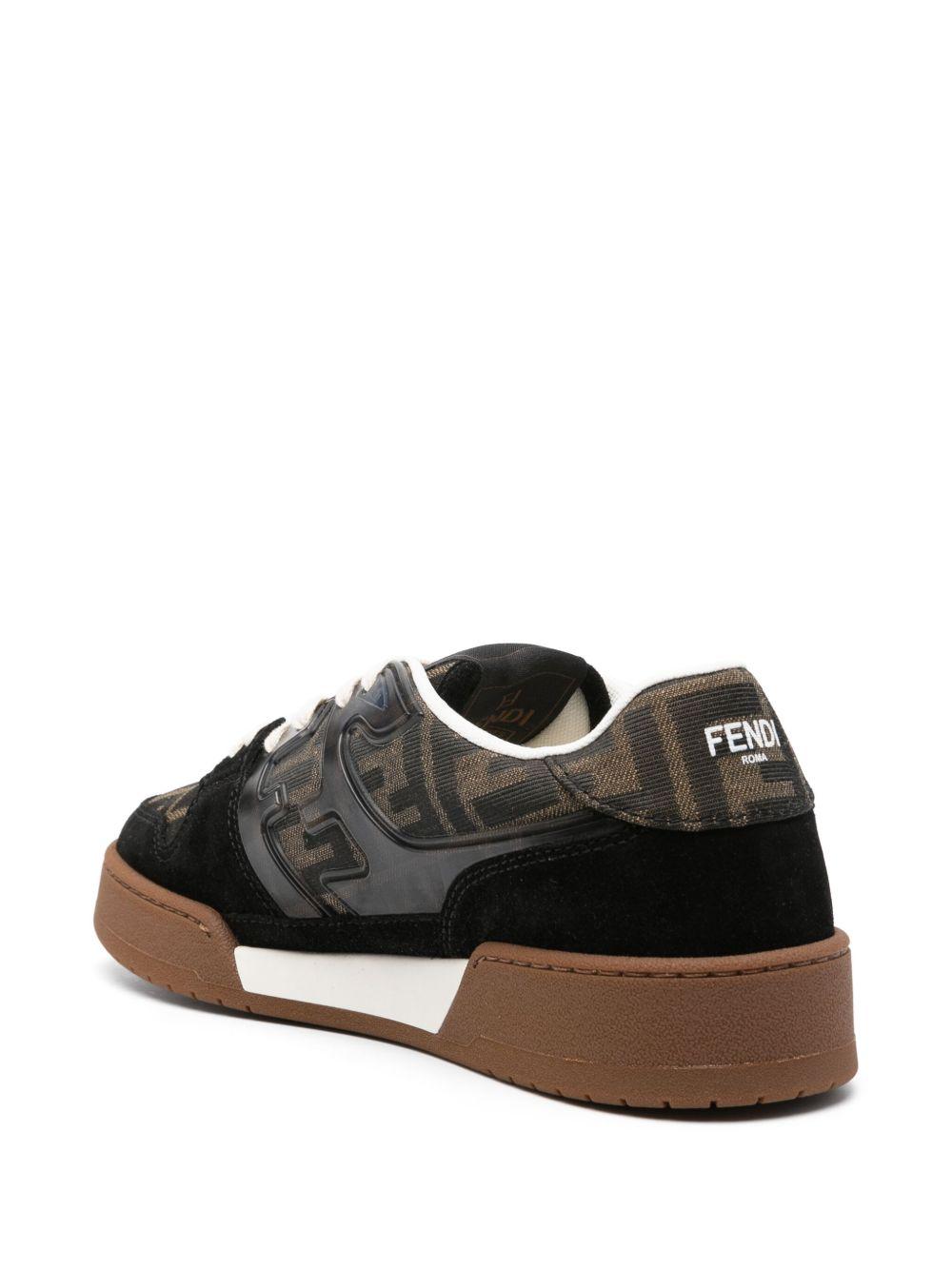Zucca-monogram panelled sneakers Product Image