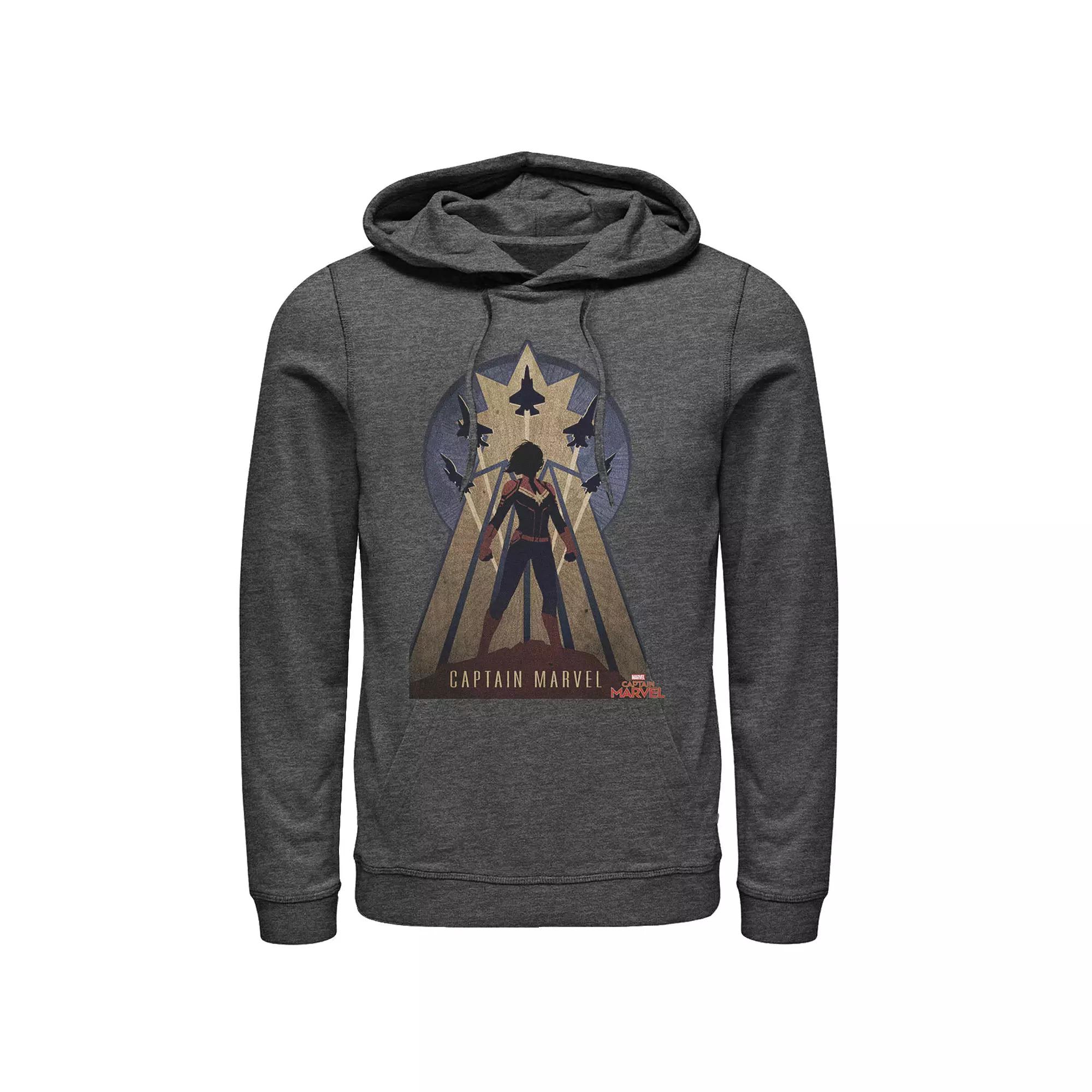 Men's Marvel Captain Marvel Movie Space Poster Hoodie,  Product Image