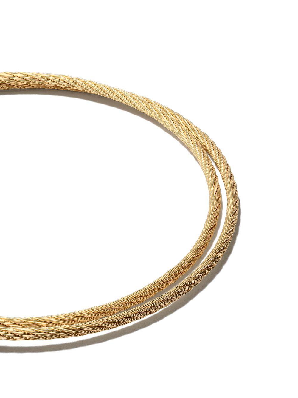 18K yellow gold Le Câble double bracelet Product Image