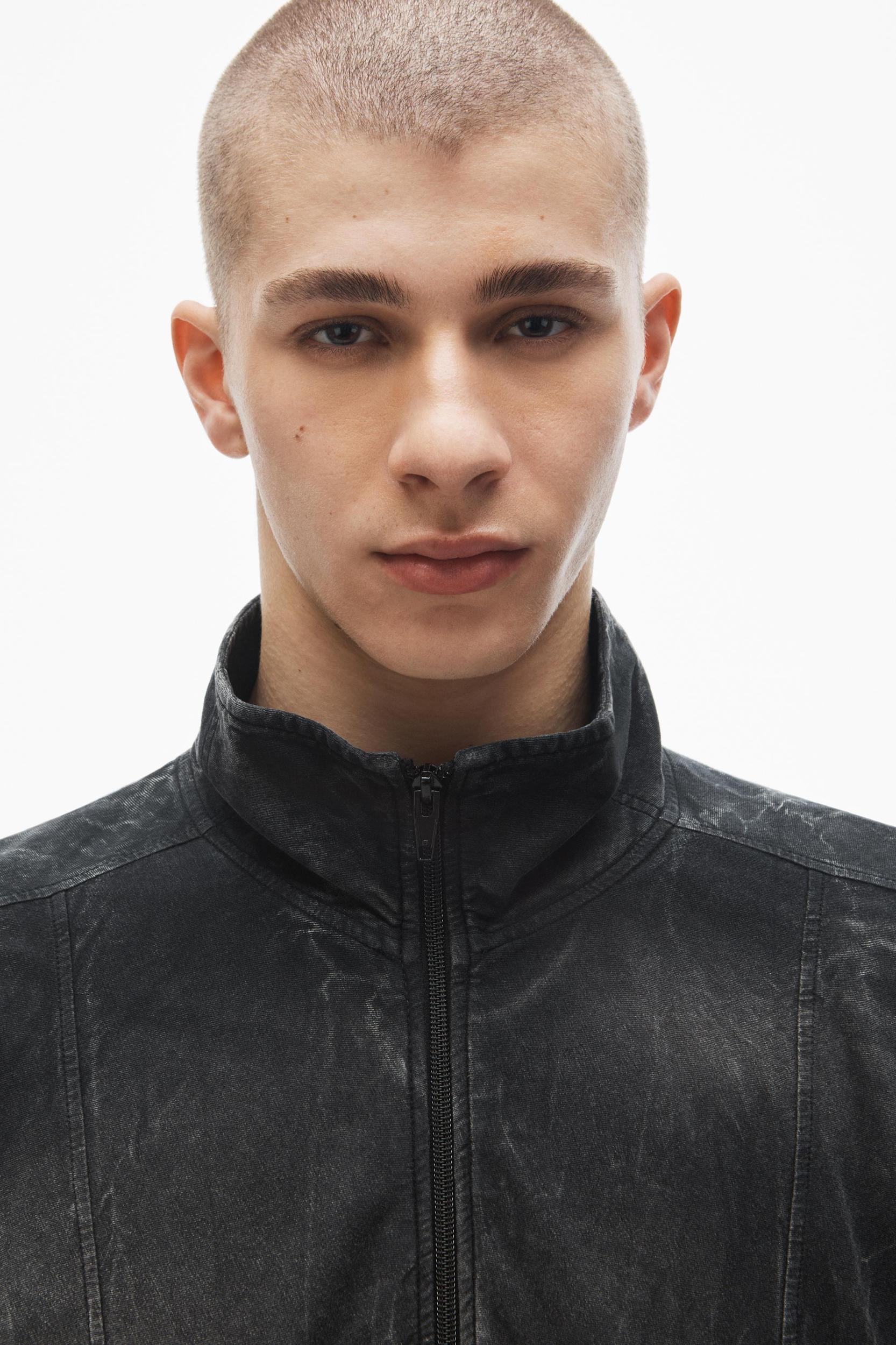 Unisex Creased Print Track Jacket Product Image