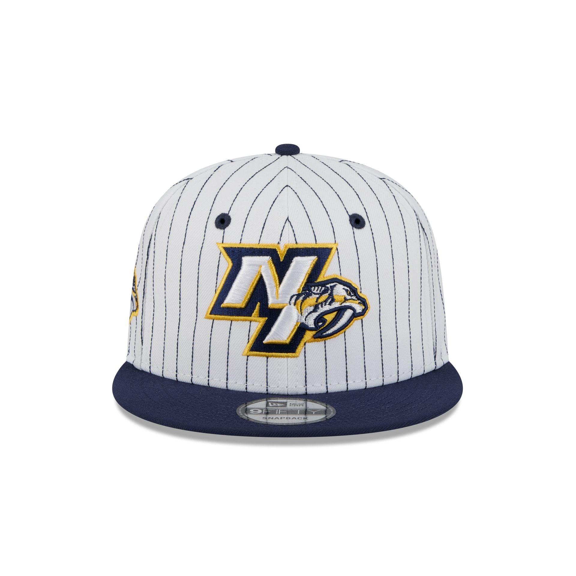 Nashville Predators Deceptor Pinstripe 9FIFTY Snapback Hat Male Product Image
