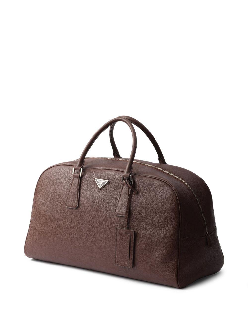 soft leather duffle bag Product Image