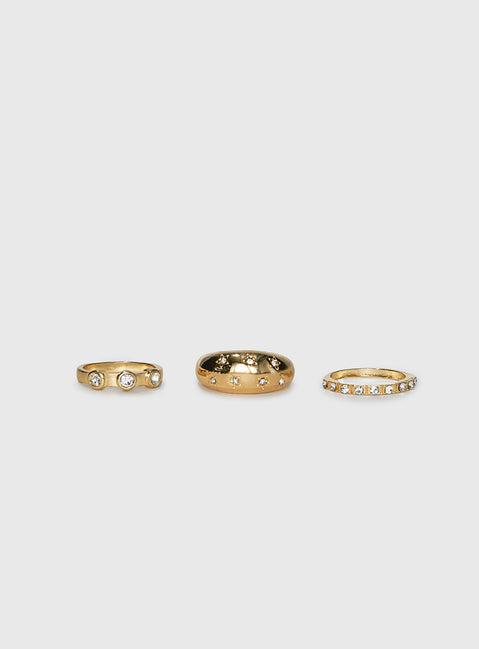 Siella Ring Pack Gold Product Image