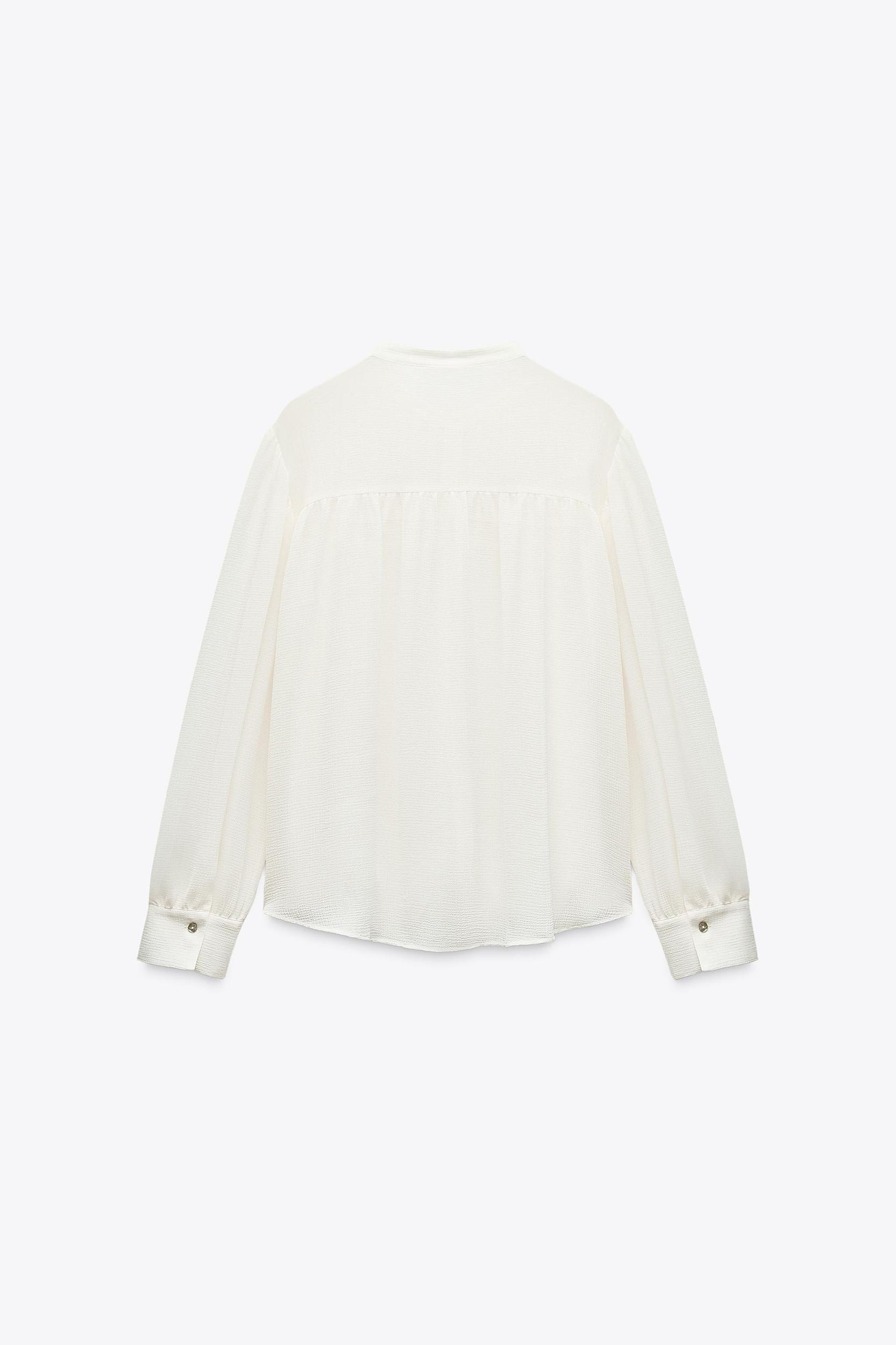 SEMI-SHEER PINTUCK SHIRT Product Image