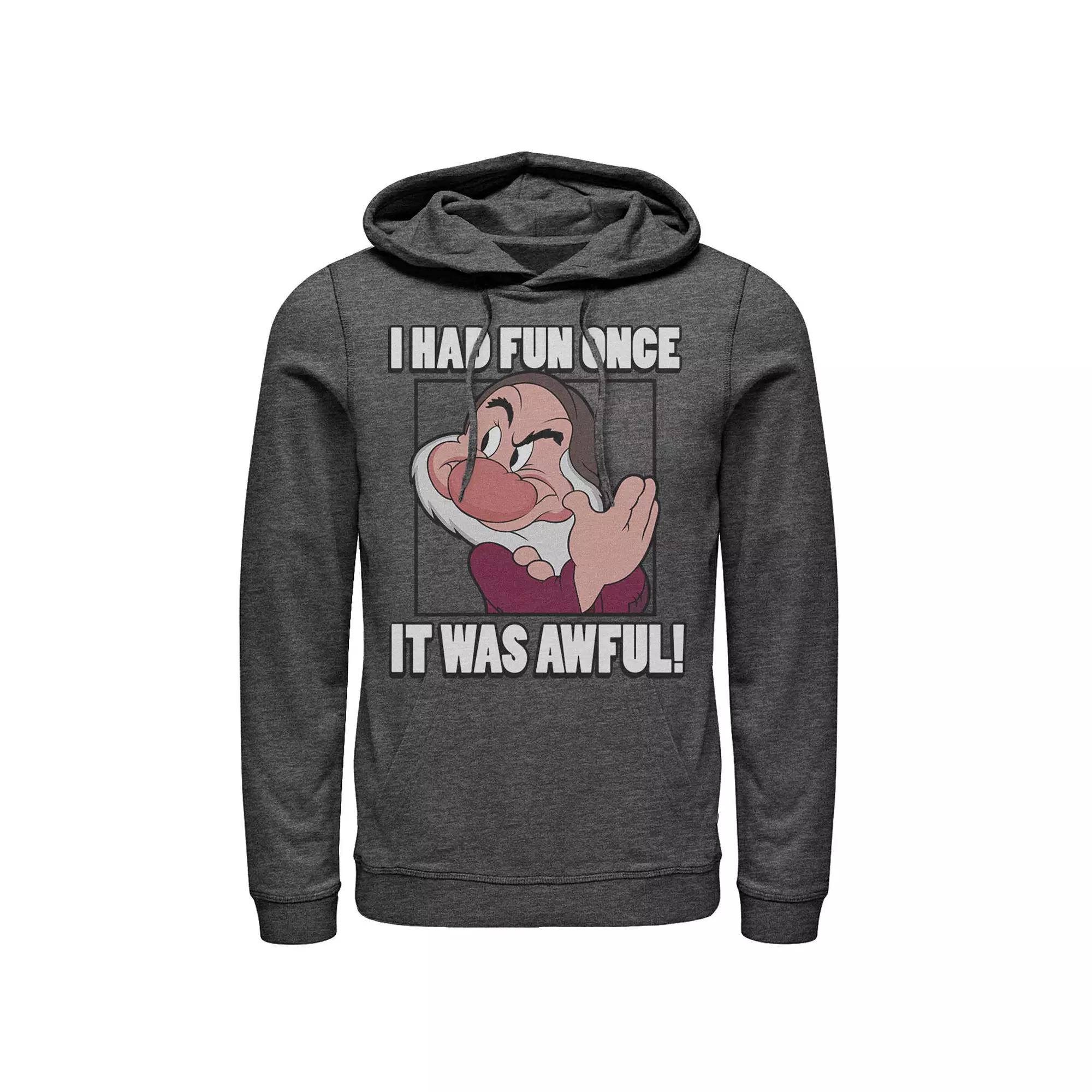 Men's Snap Humor Text Hoodie,  Product Image