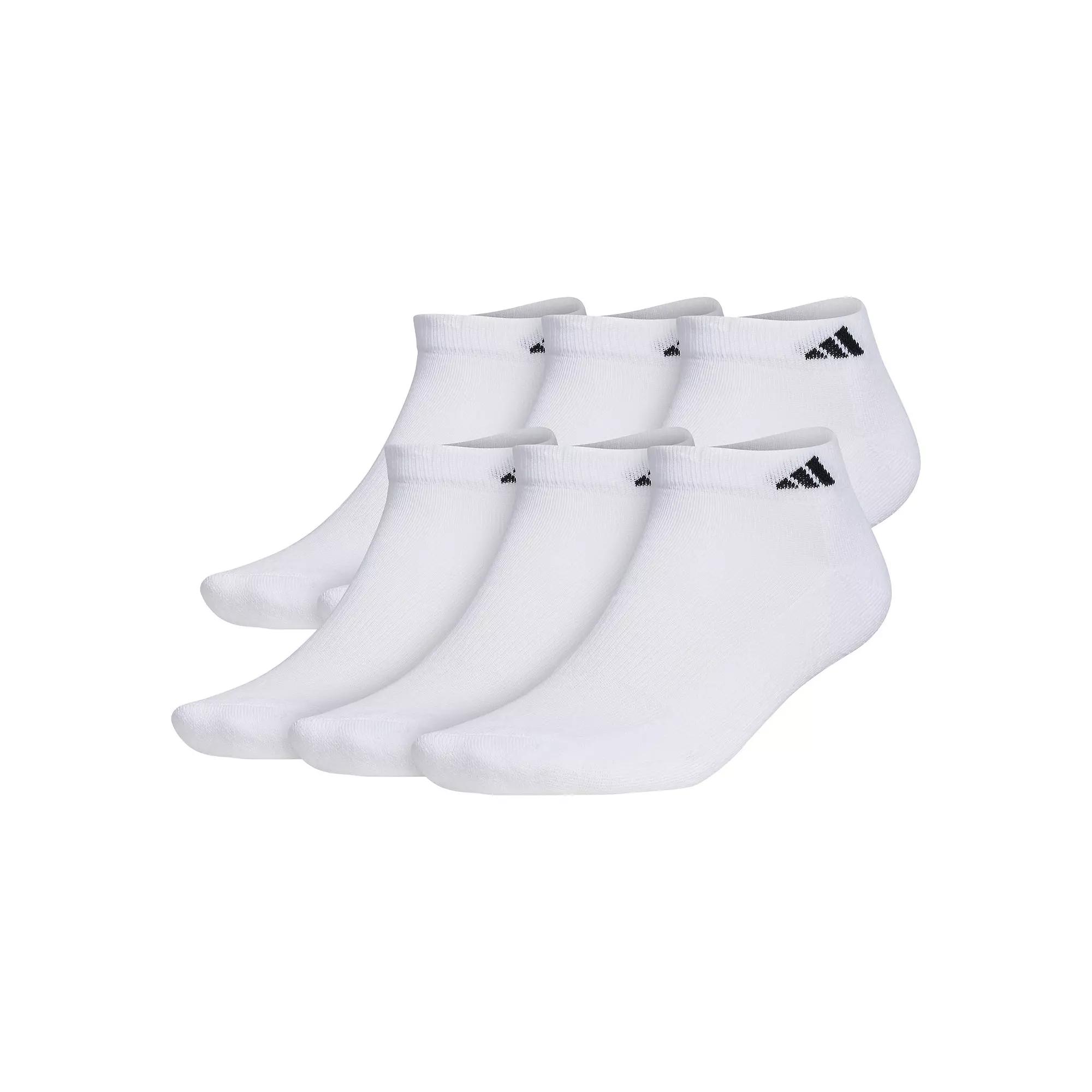 Men's adidas 6-pack Athletic Cushioned Low-Cut Socks, Adult Unisex,  Product Image