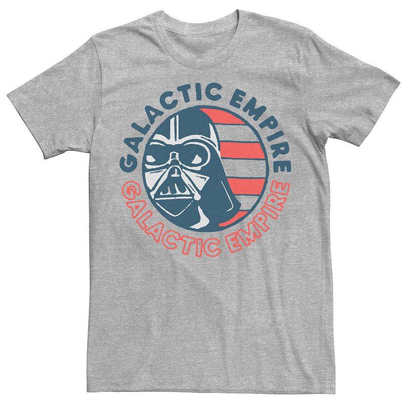 Men's Star Wars Vader Galactic Empire Lest Chest Tee, Size: Small, Athletic Grey Product Image