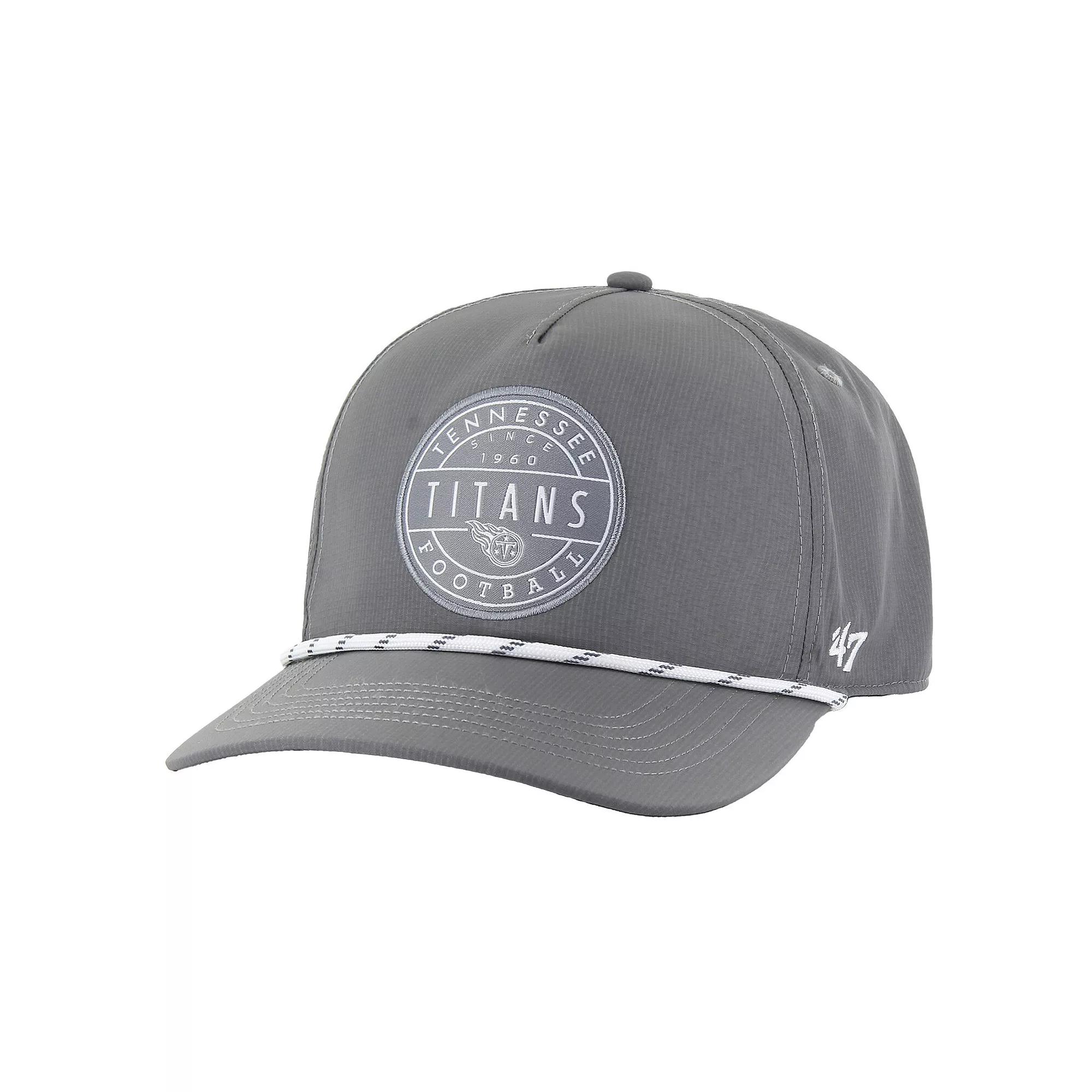 Men's '47  Gray Tennessee Titans Suburbia Hitch Adjustable Hat, Grey Product Image