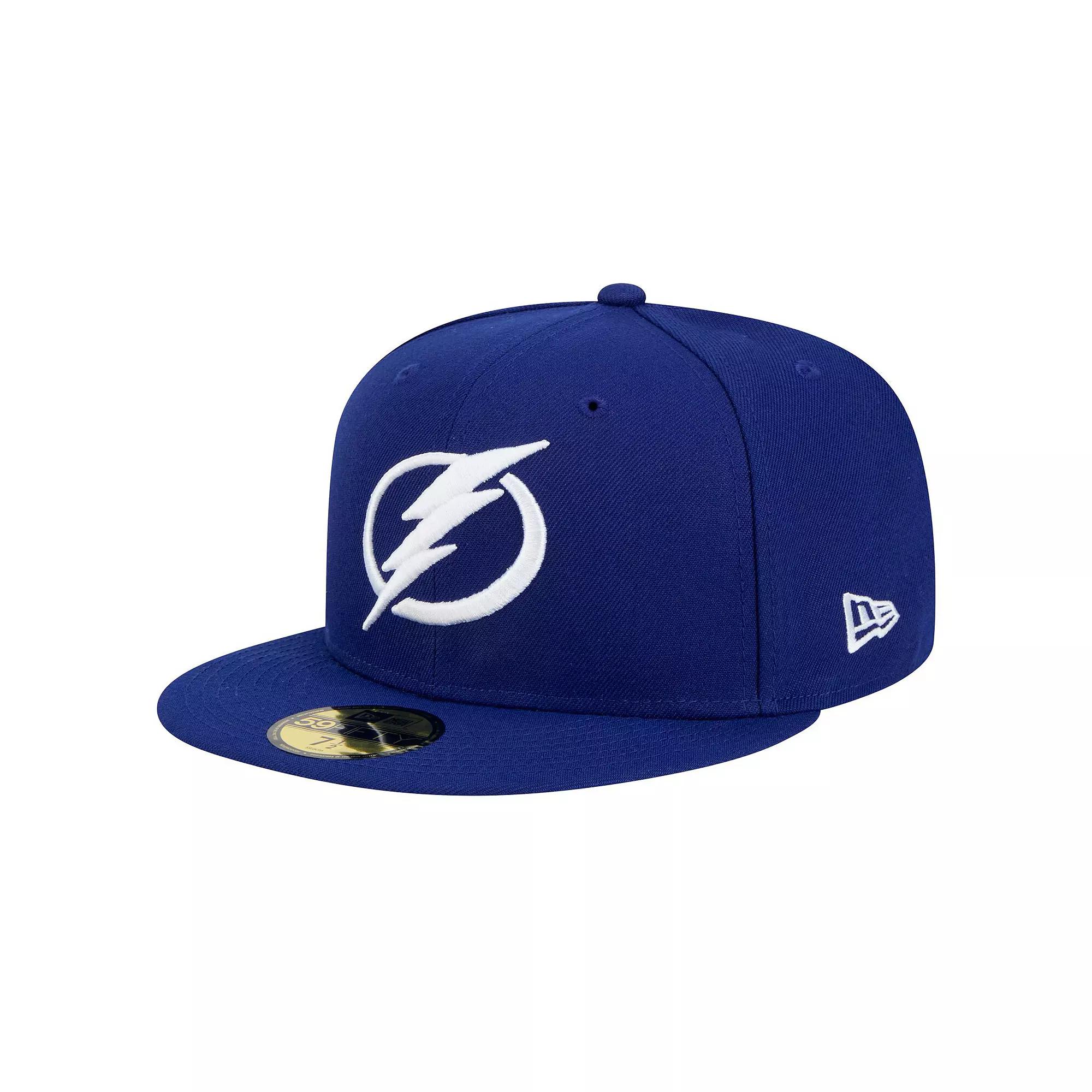 Men's New Era Blue Tampa Bay Lightning Core 59FIFTY Fitted Hat,  Product Image
