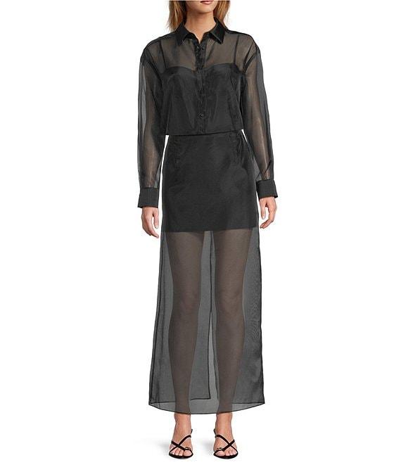 Antonio Melani Priscilla Coordinating Sheer Organza Midi Skirt Product Image