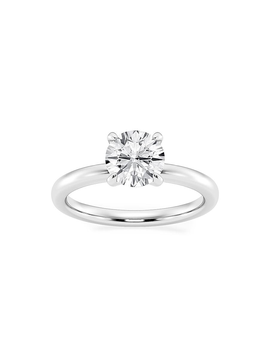 Womens Platinum & Round Lab-Grown Diamond Solitaire Ring/1.00-5.00 TCW Product Image