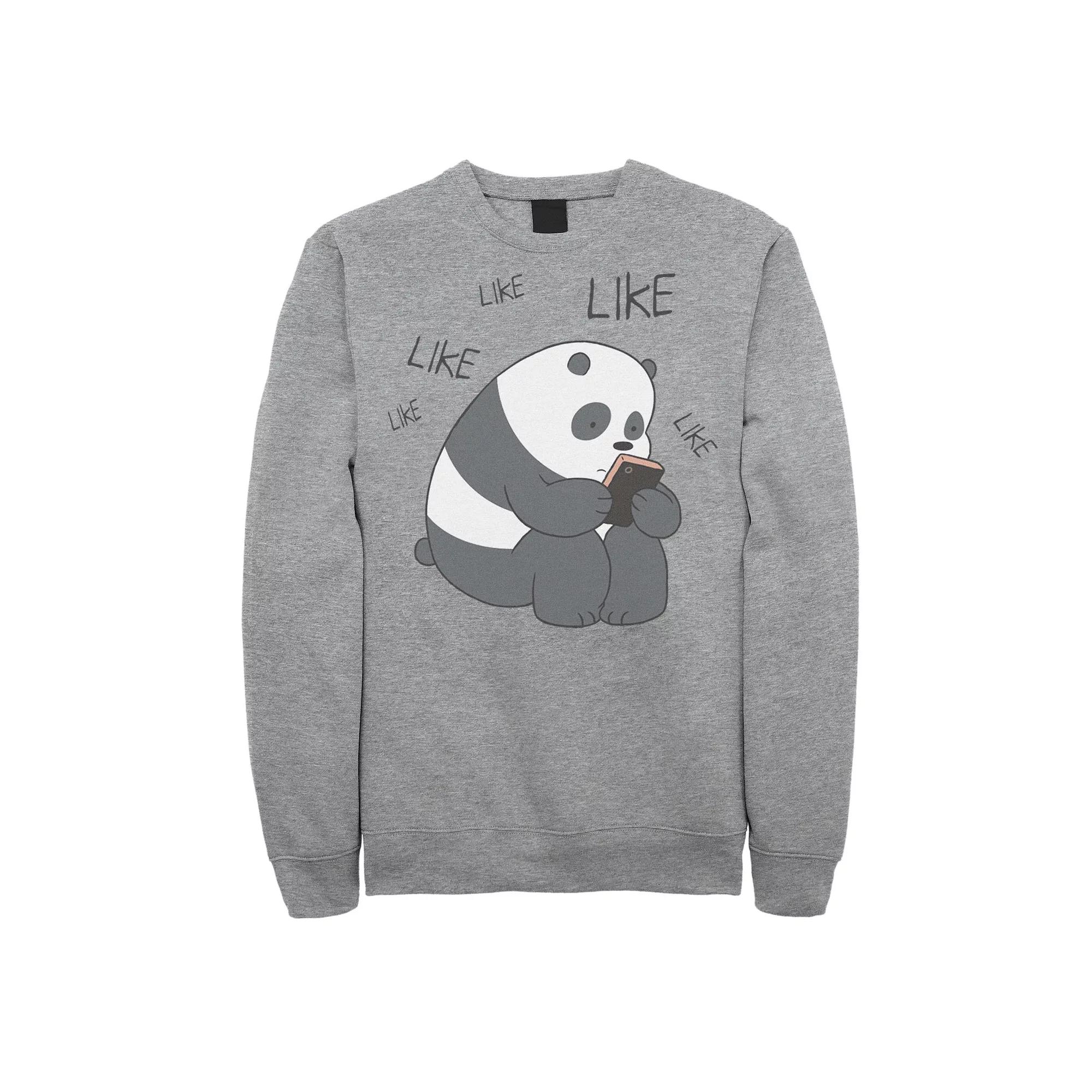 Men's Cartoon Network We Bare Bears Like Like Like Sweatshirt,  Product Image