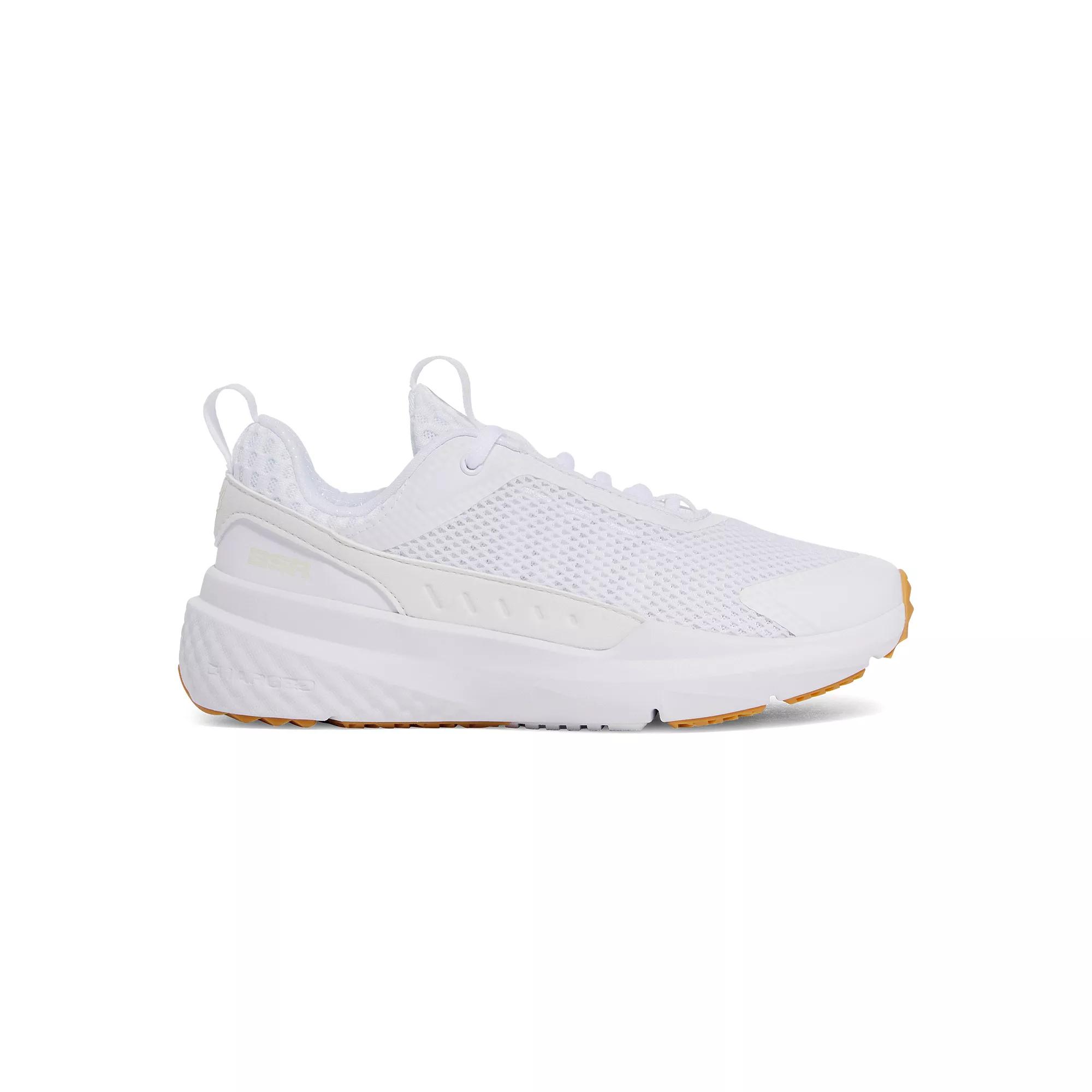 Under Armour Project Rock BSR 5 Womens Training Sneakers White Grey Product Image