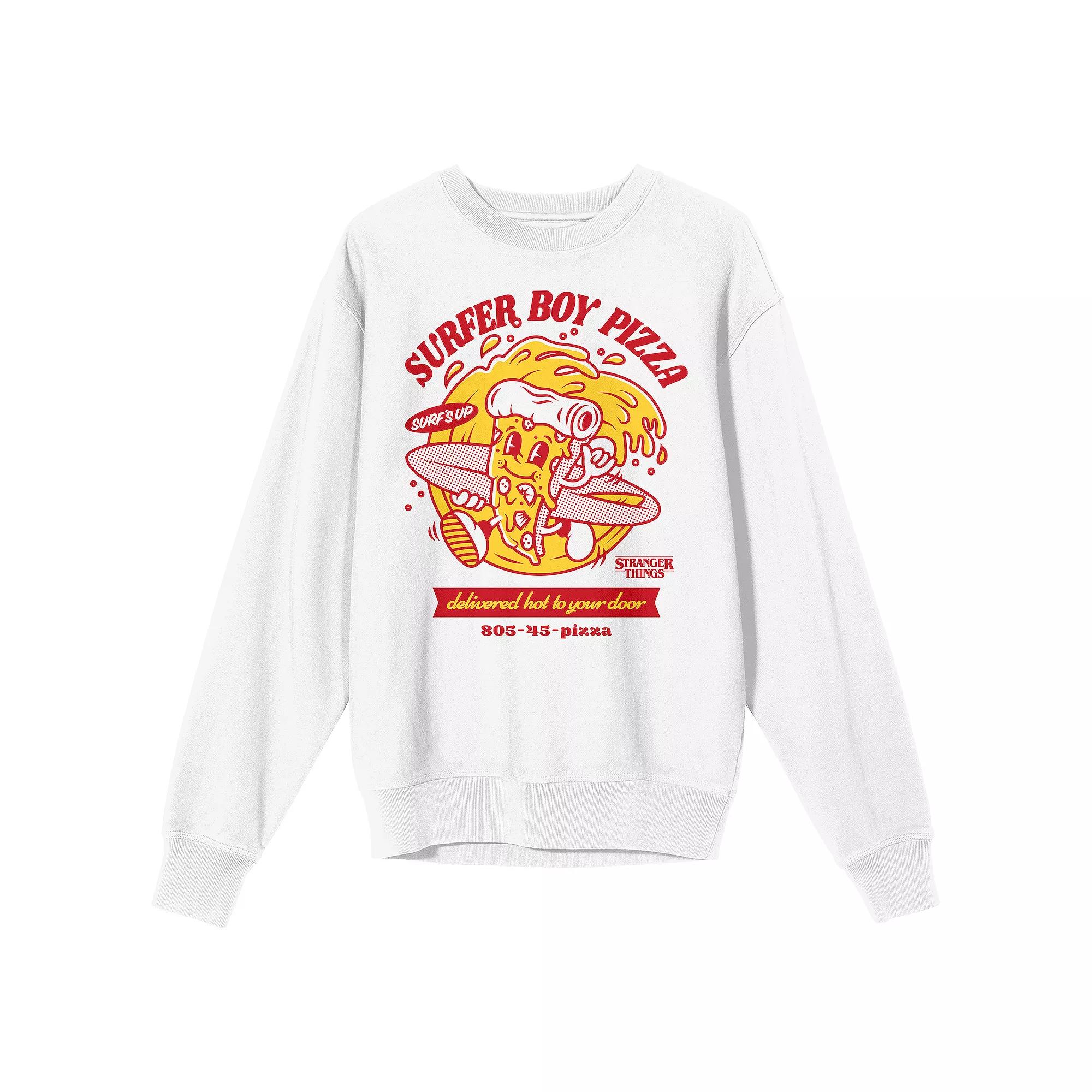 Men's Stranger Things Surfer Boy Long Sleeve Graphic Tee, Size: Small, Black Product Image