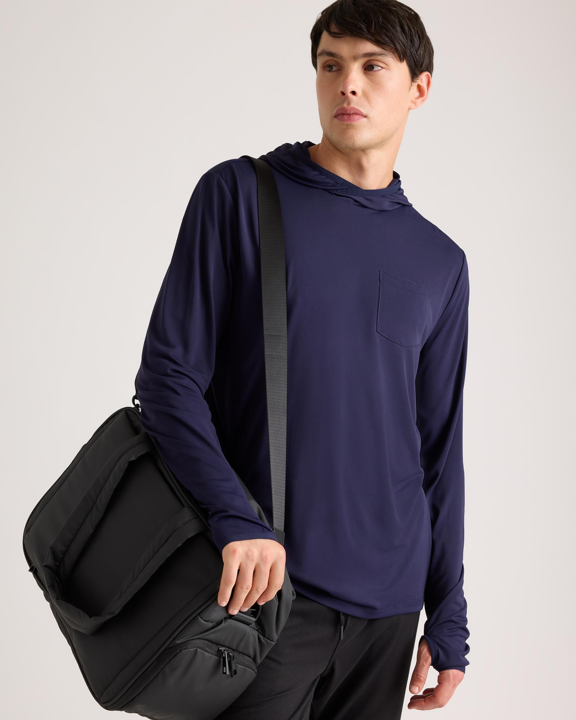 Quince | Men's Ultra-Light Performance Hoodie Recycled Polyester Product Image