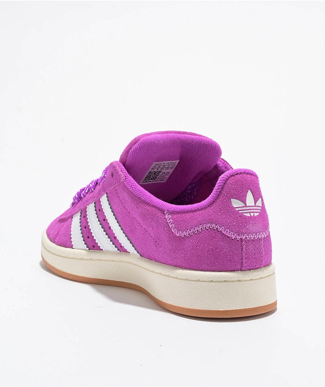 adidas Originals Campus 00s Semi Lucid Fuchsia & Cloud White Skate Shoes Product Image