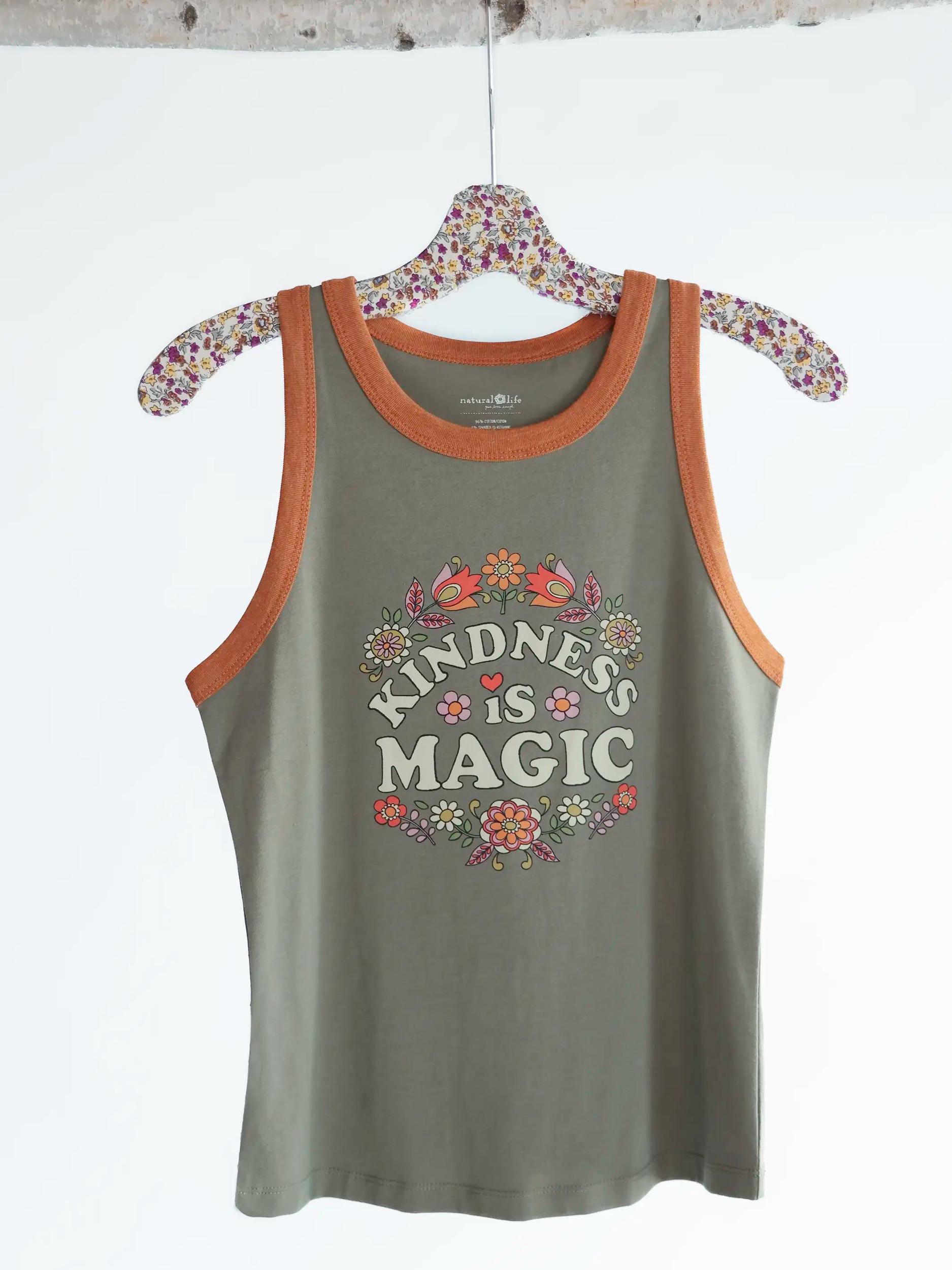 Ringer Tank Top - Kindness Is Magic Product Image