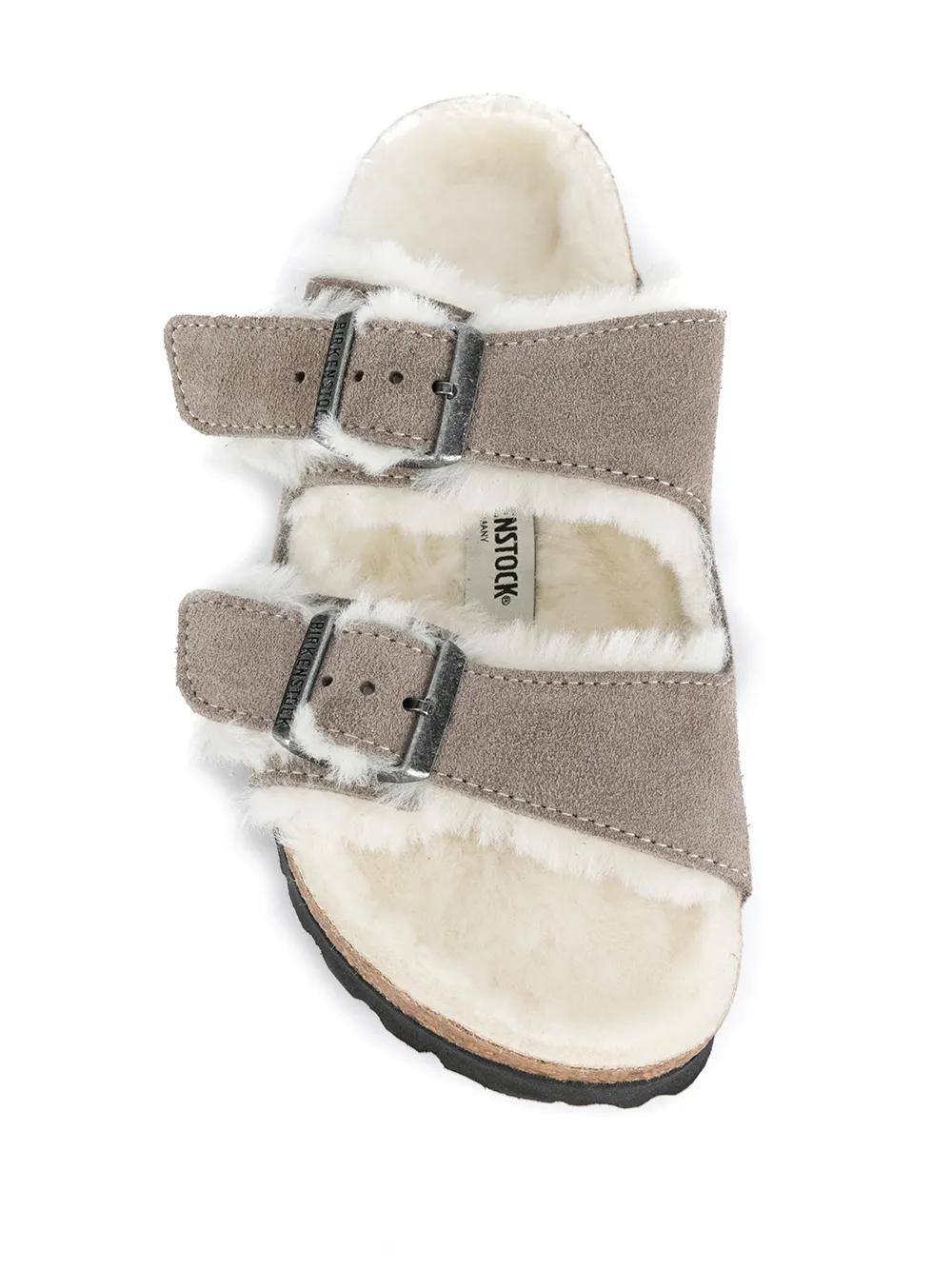 Arizona two-strap shearling sandals Product Image
