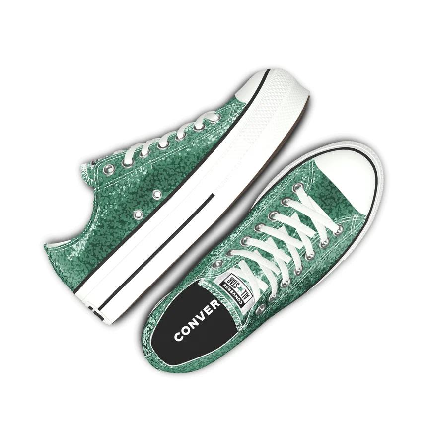 Custom Chuck Taylor All Star Lift Platform Glitter By You Product Image