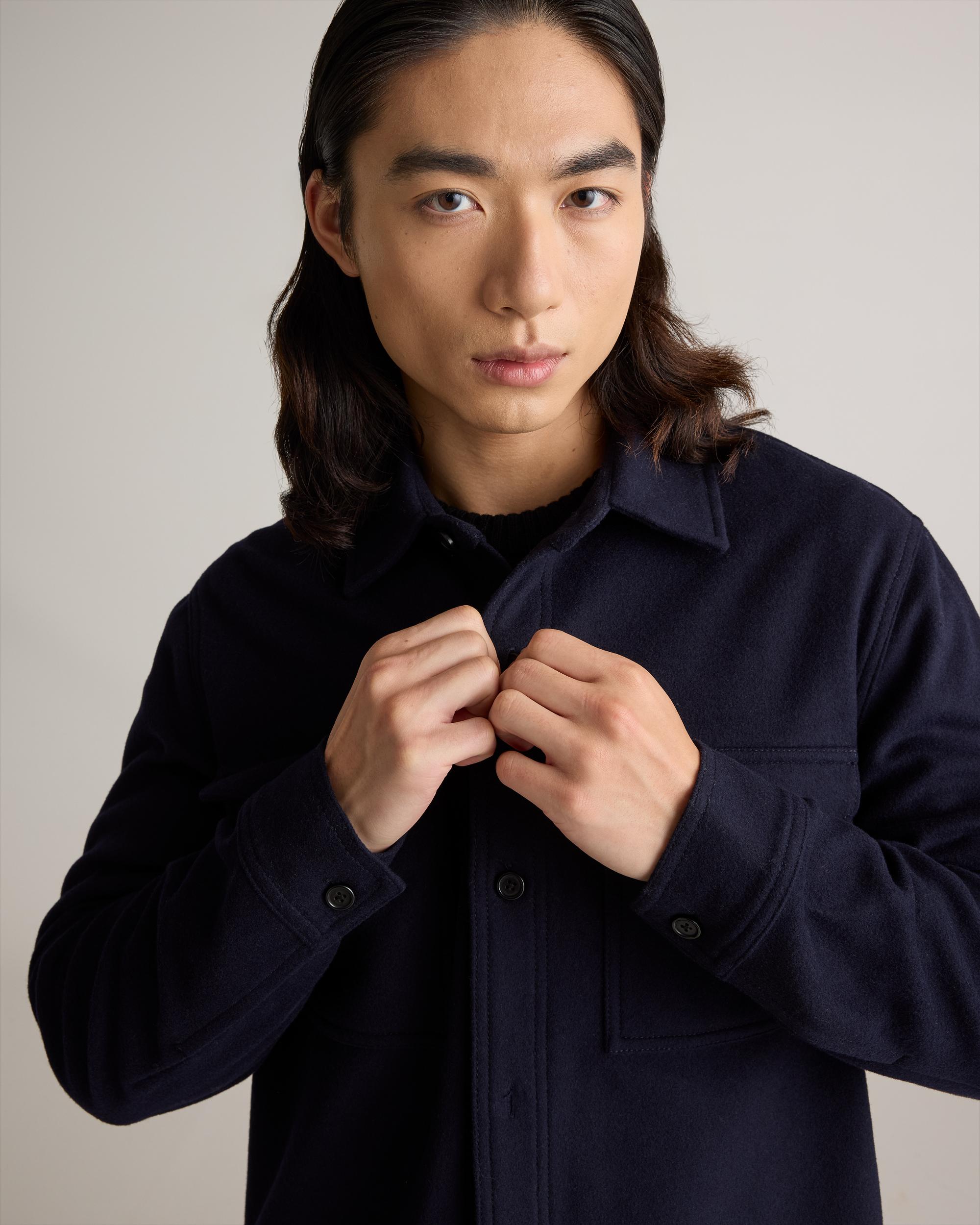 Quince | Men's Italian Wool Overshirt Wool/Nylon Product Image