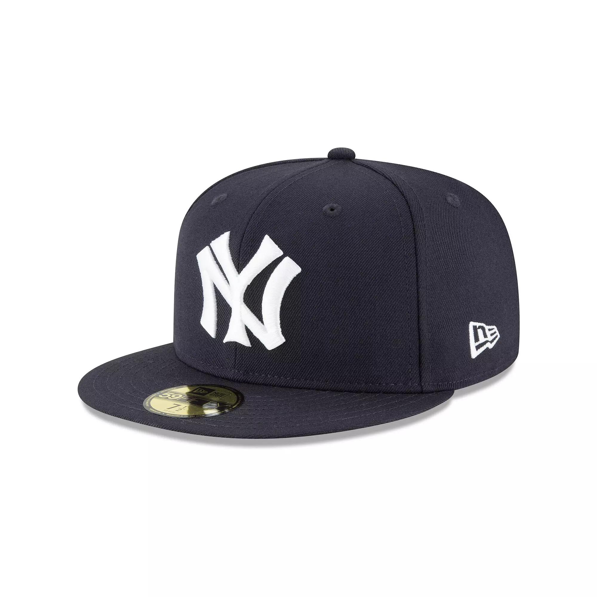 Men's New Era Navy New York Yankees Cooperstown Collection Wool 59FIFTY Fitted Hat,  Product Image