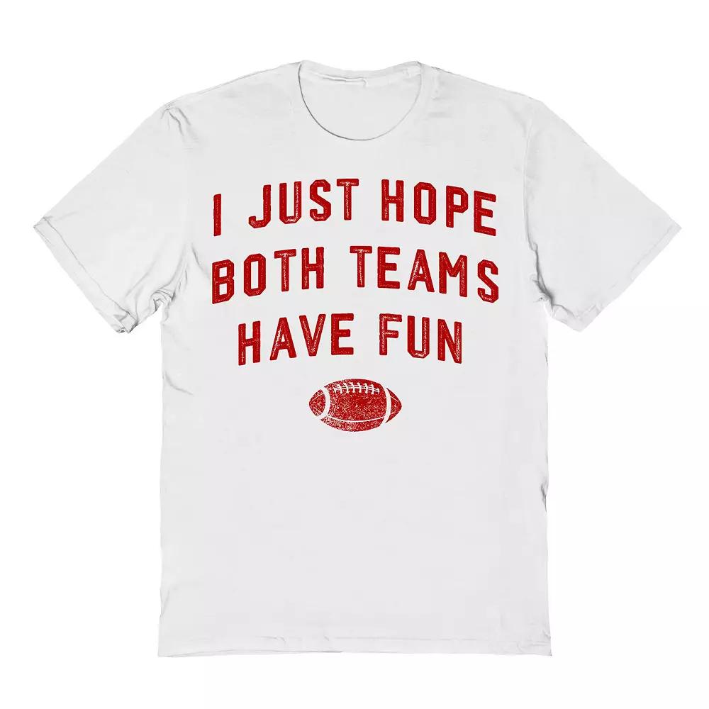 Men's Duke & Sons I Just Hope Both Teams Graphic Tee, Adult Unisex,  Product Image