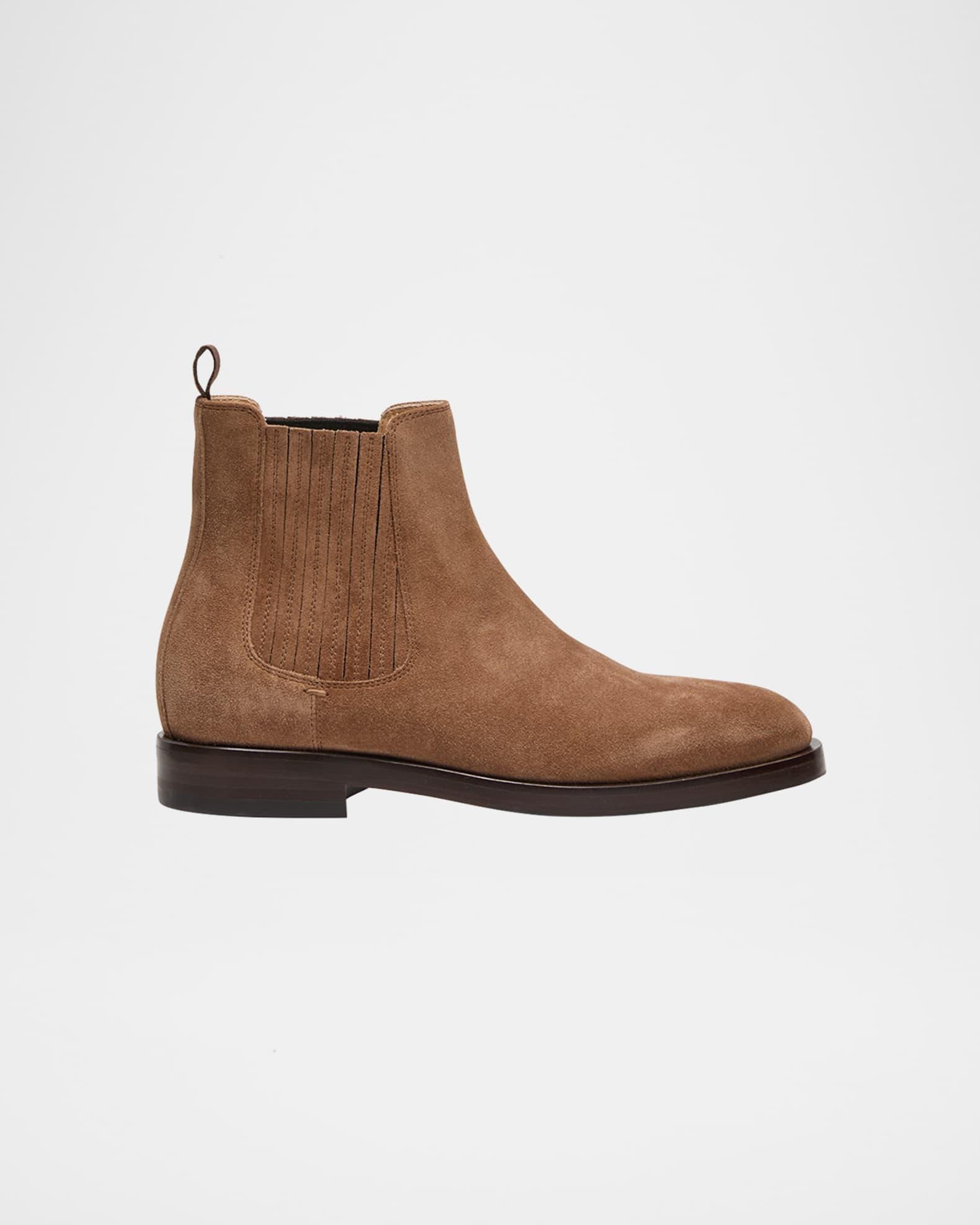 Men's Suede Chelsea Ankle Boots Product Image