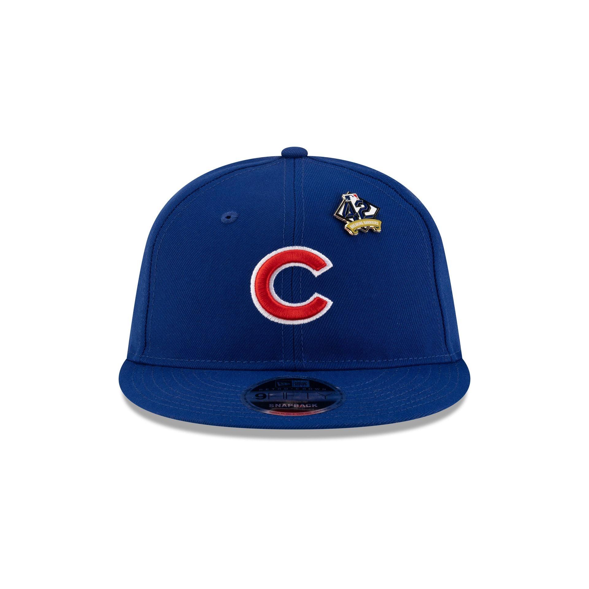 Chicago Cubs Jackie Robinson Day 2025 Retro Crown 9FIFTY Snapback Hat Male Product Image