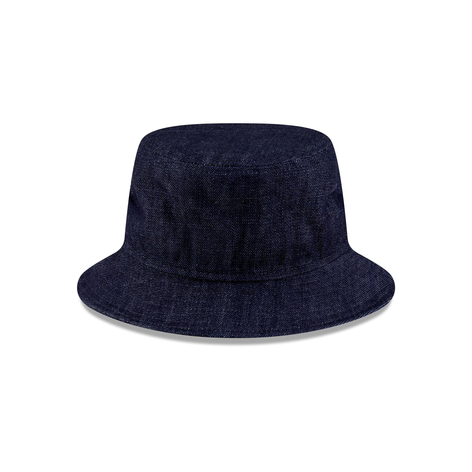 New Era Cap Square Logo Light Denim Bucket Hat Male Product Image
