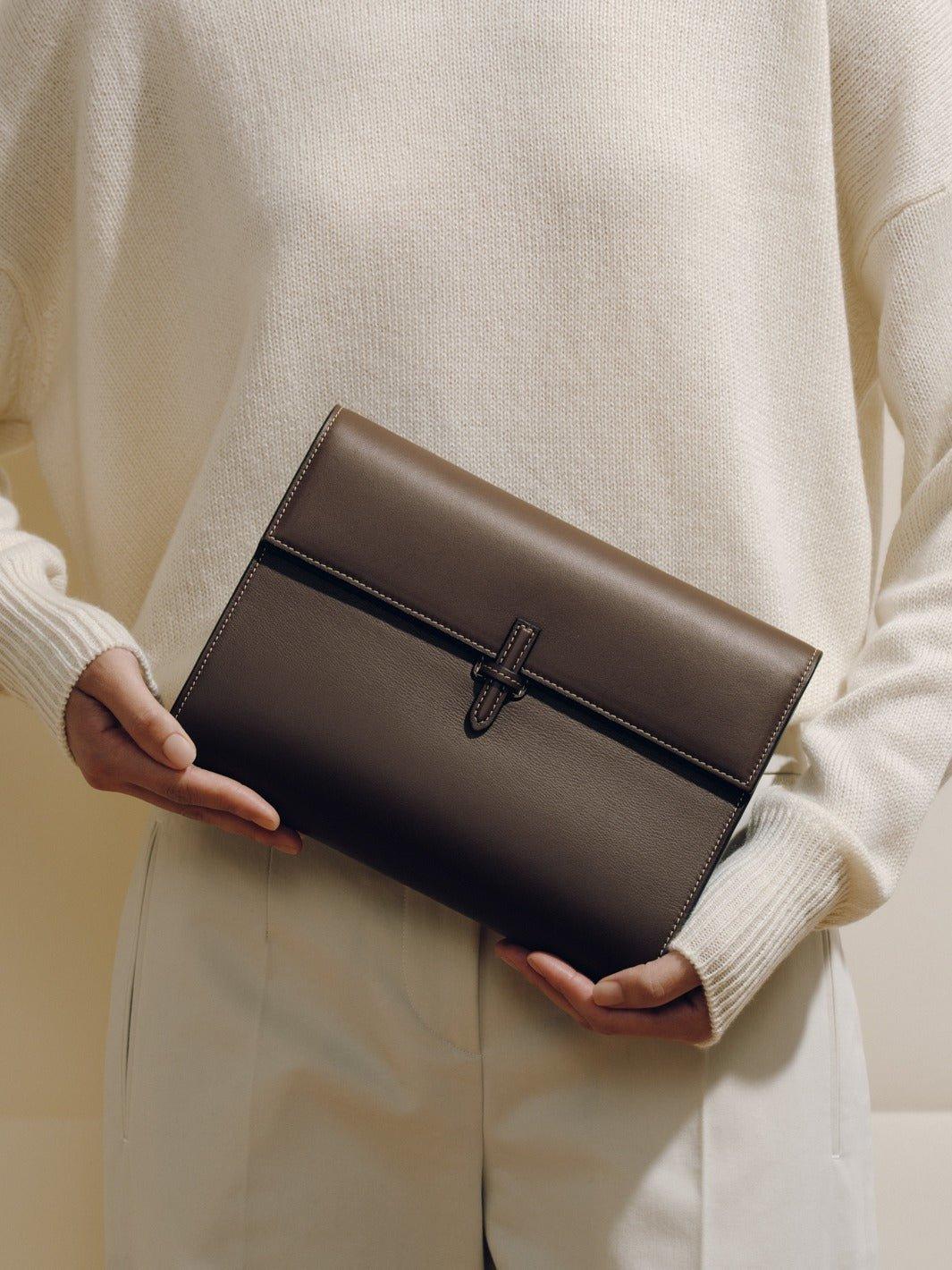 The Large Soft Clutch in Nappa Product Image