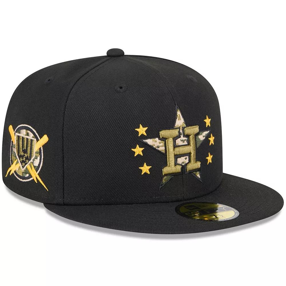 Men's New Era Black San Diego Padres 2024 Armed Forces Day On-Field 59FIFTY Fitted Hat,  Product Image