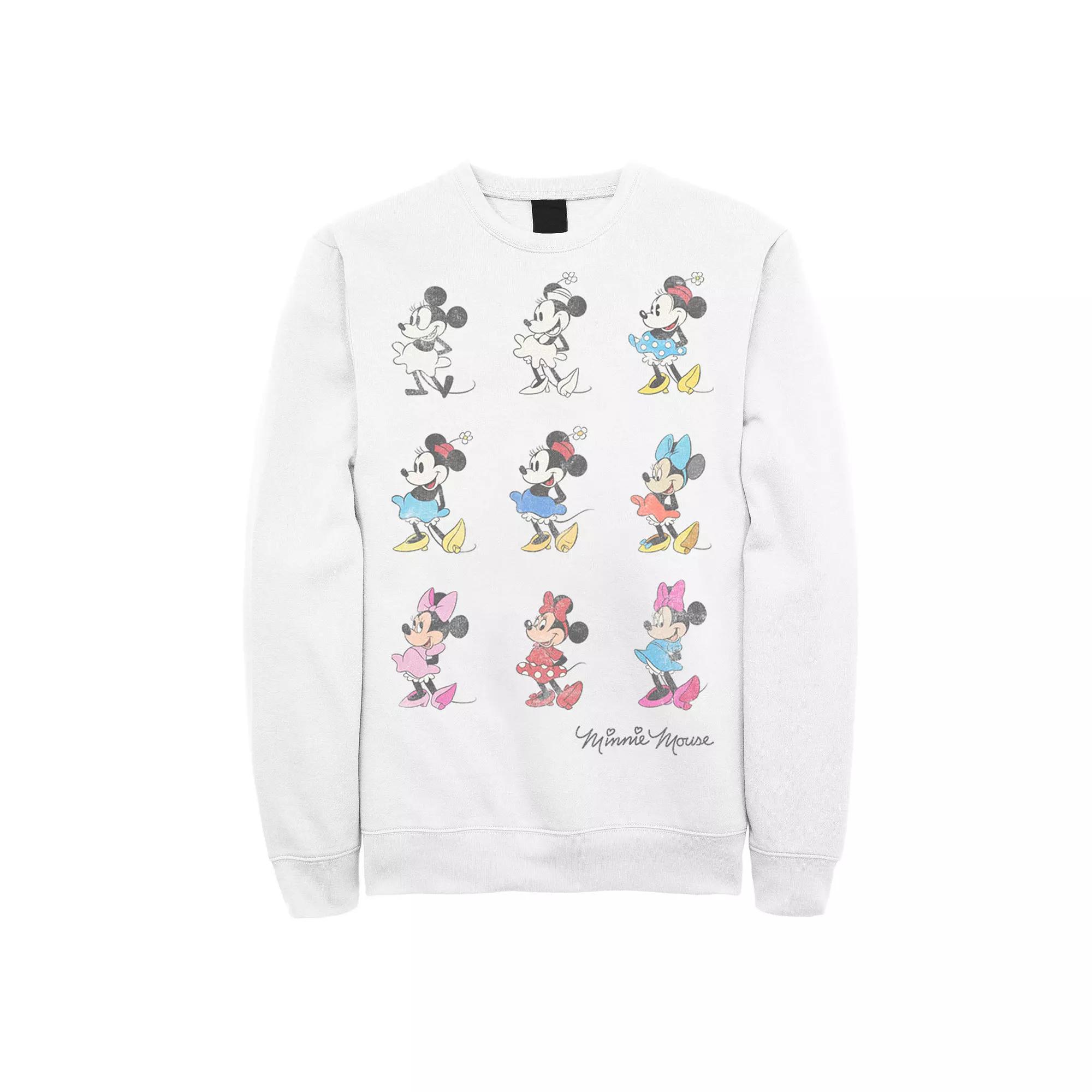 Disney's Mickey & Friends Minnie Mouse Through The Years Men's Sweatshirt,  Product Image