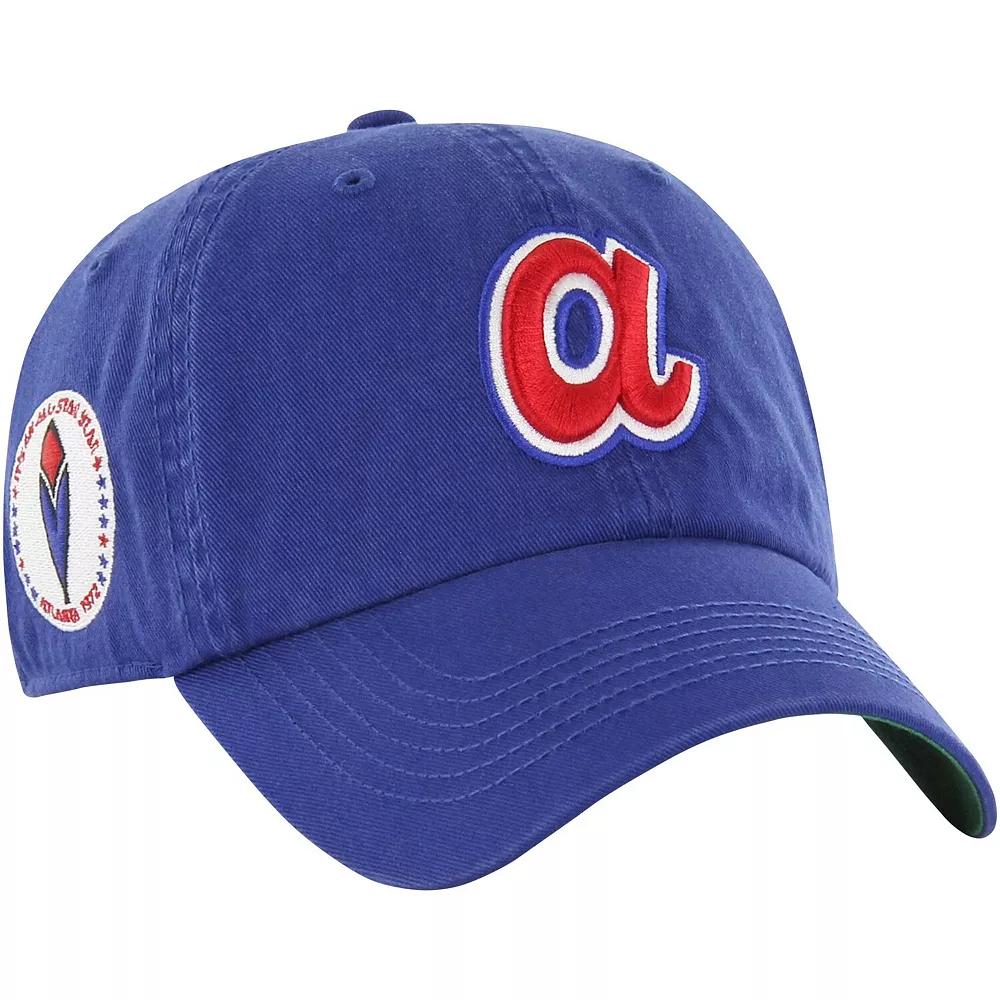 Men's '47 Royal Atlanta Braves Sure Shot Classic Franchise Fitted Hat,  Product Image